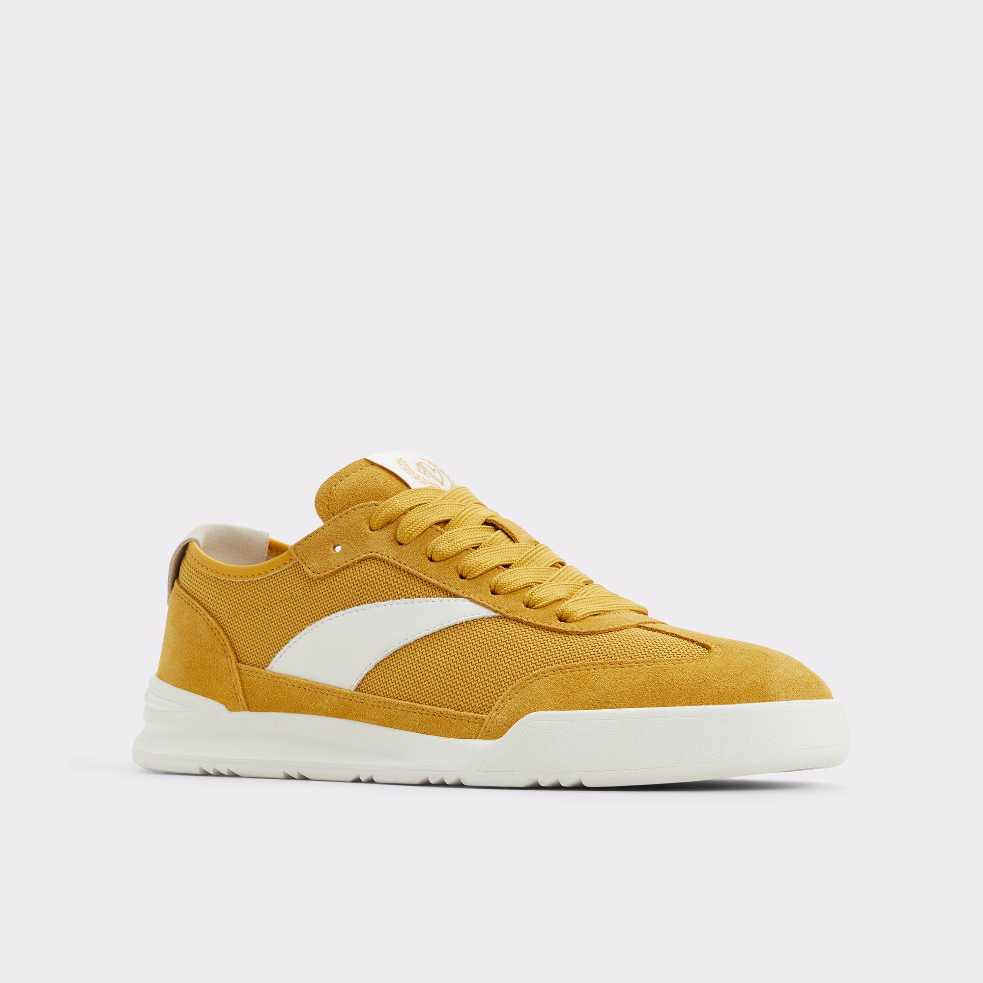 ALDO Clubmtl - Men's Low Top Sneakers - Yellow, Size 9 Product Image