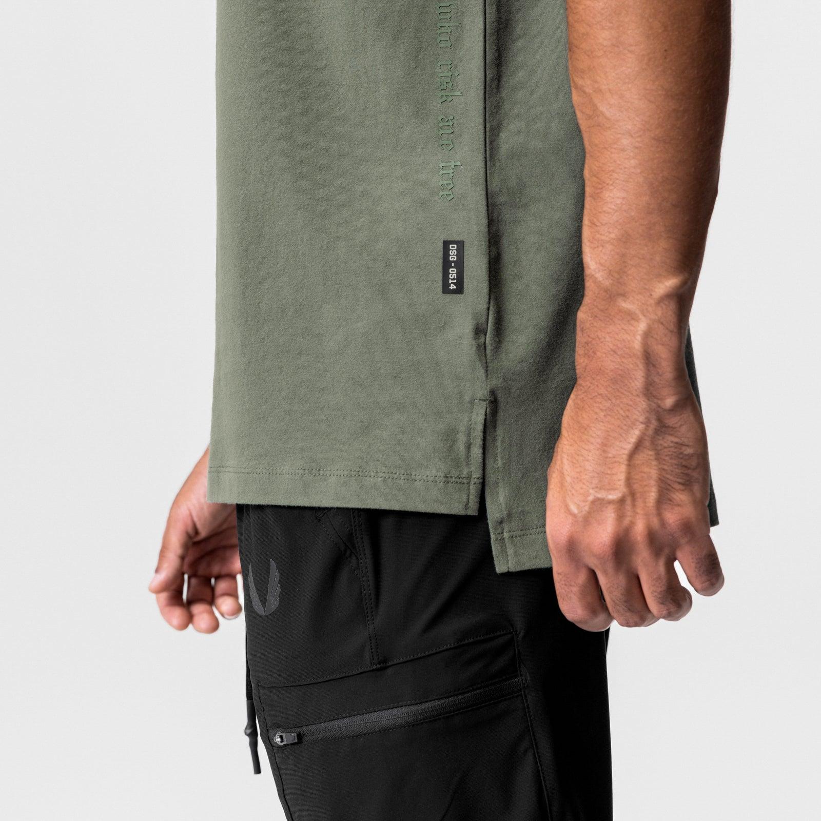 0514. CottonPlus™ Oversized Tee - Olive Male Product Image