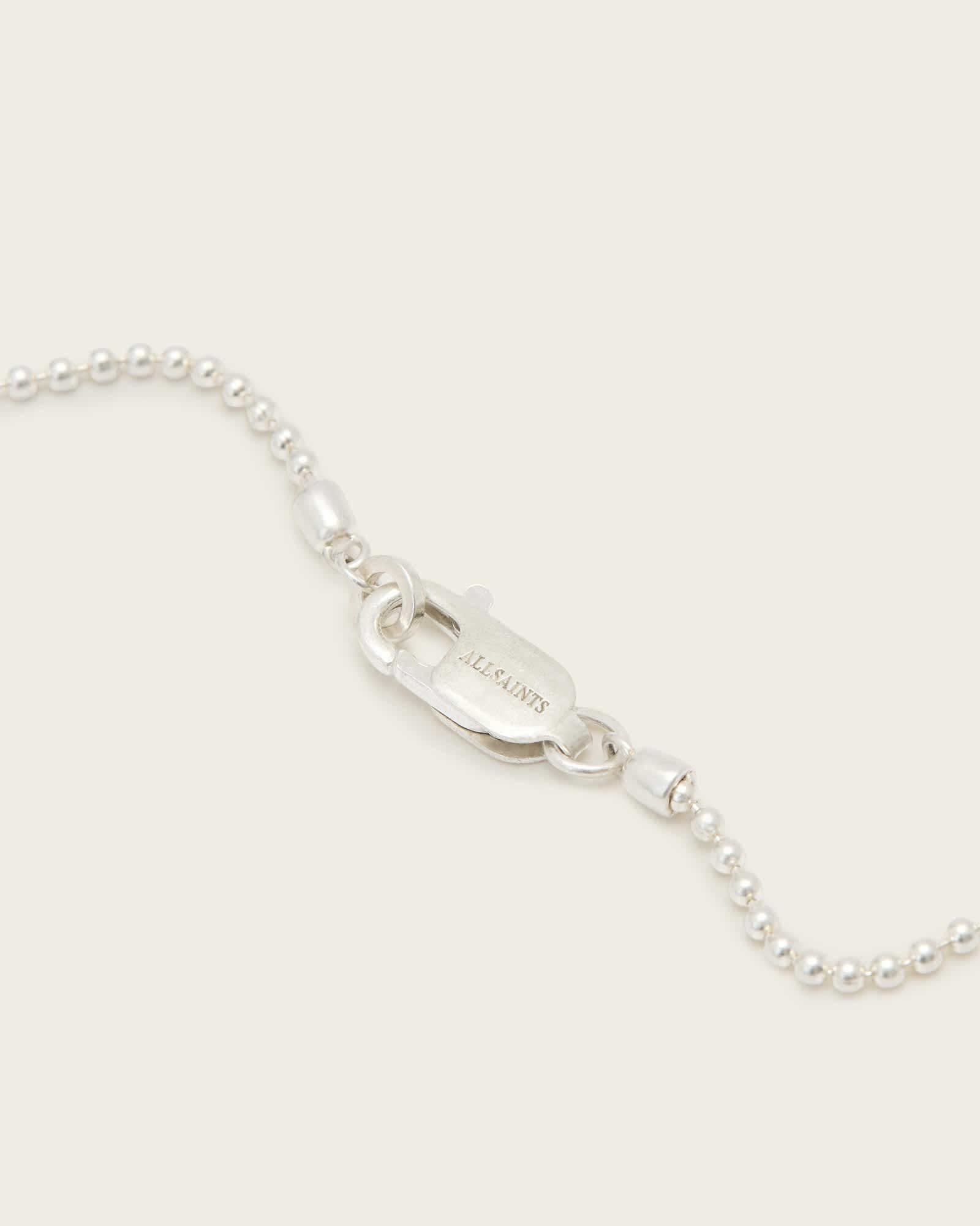 Lia Chunky Necklace WARM SILVER | ALLSAINTS US Product Image