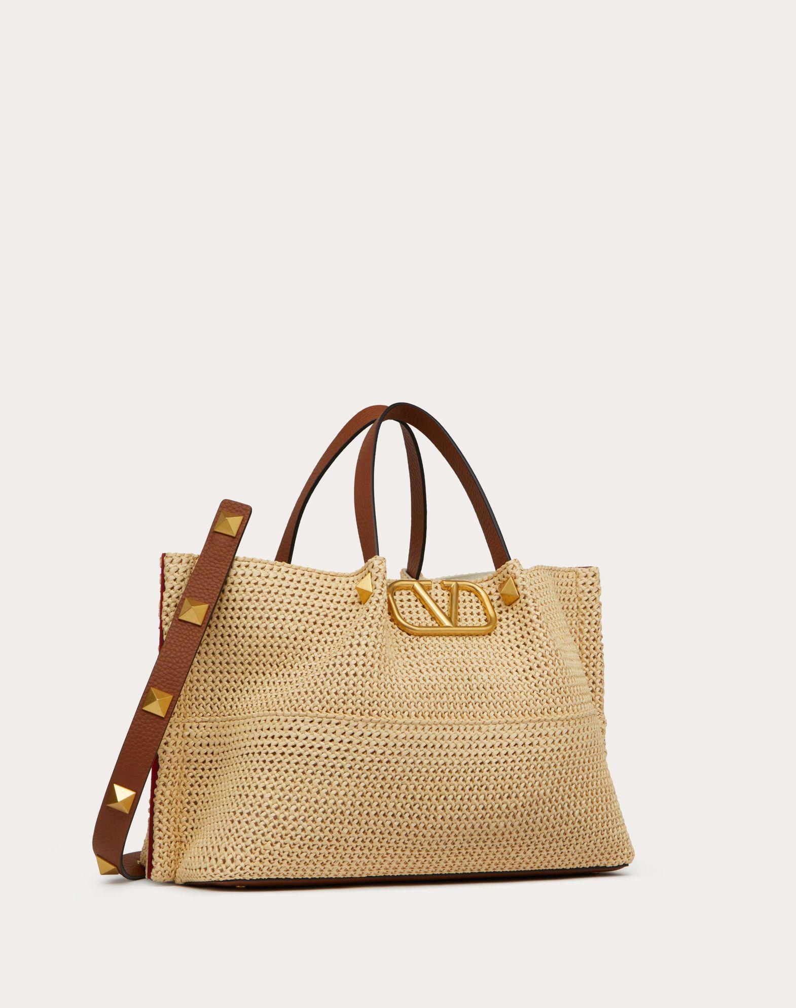 MEDIUM STRAW SUMMER TOTE  Product Image