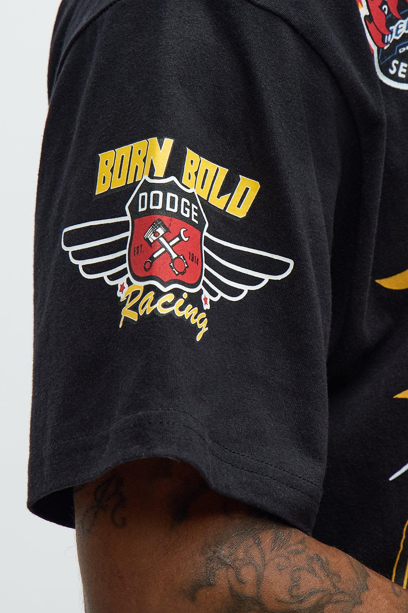 Dodge Demon Racing Team Short Sleeve Tee - Black Male Product Image