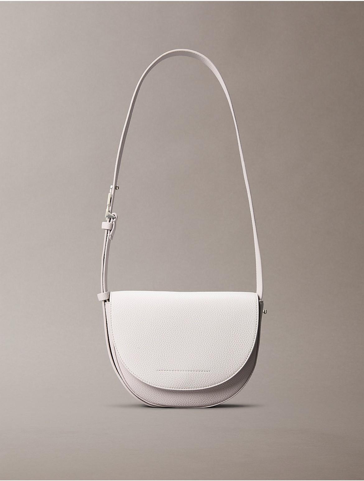 Calvin Klein Womens Archive Hardware Saddle Bag - Grey Product Image