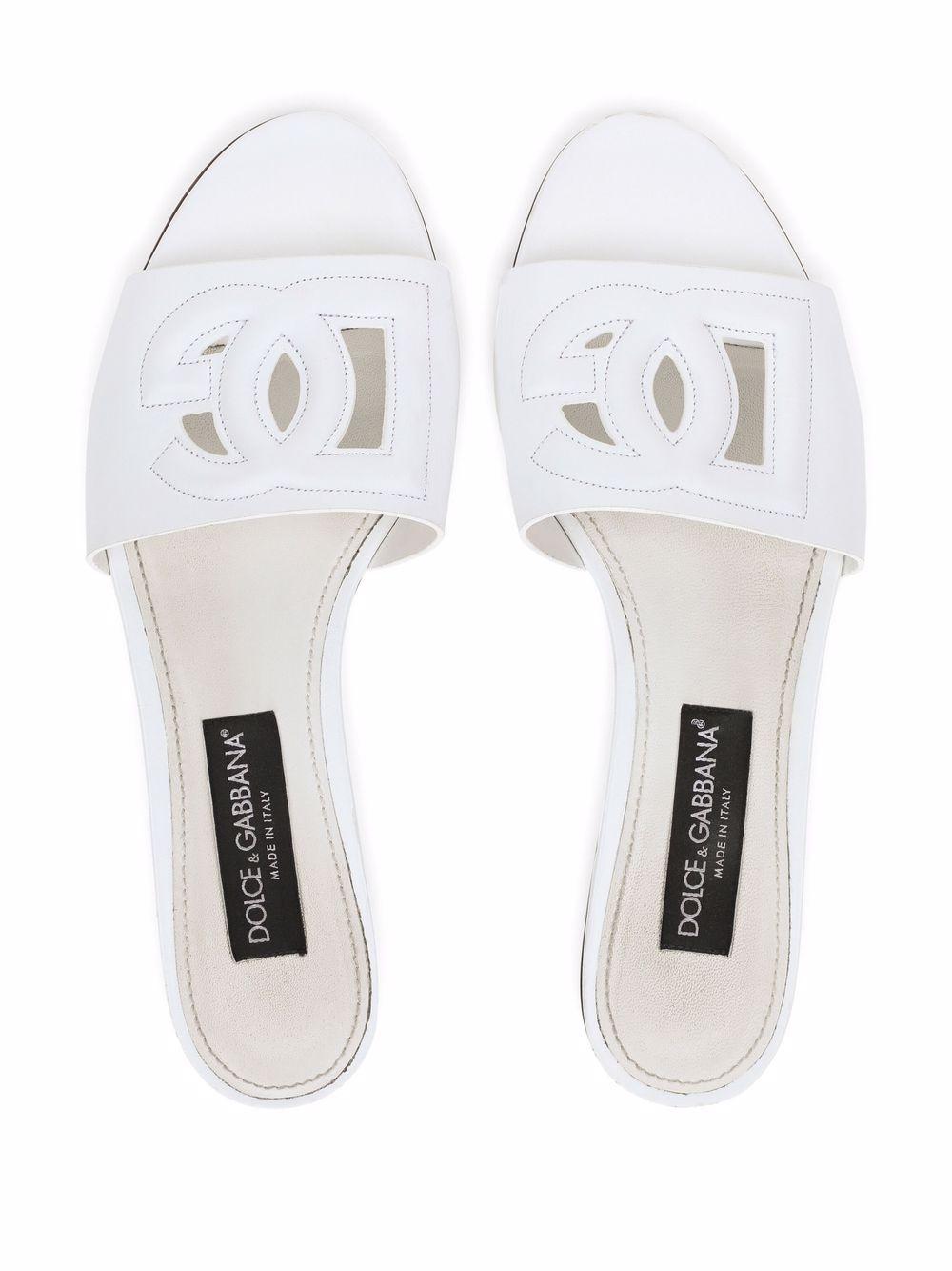 DG Logo leather sandals Product Image