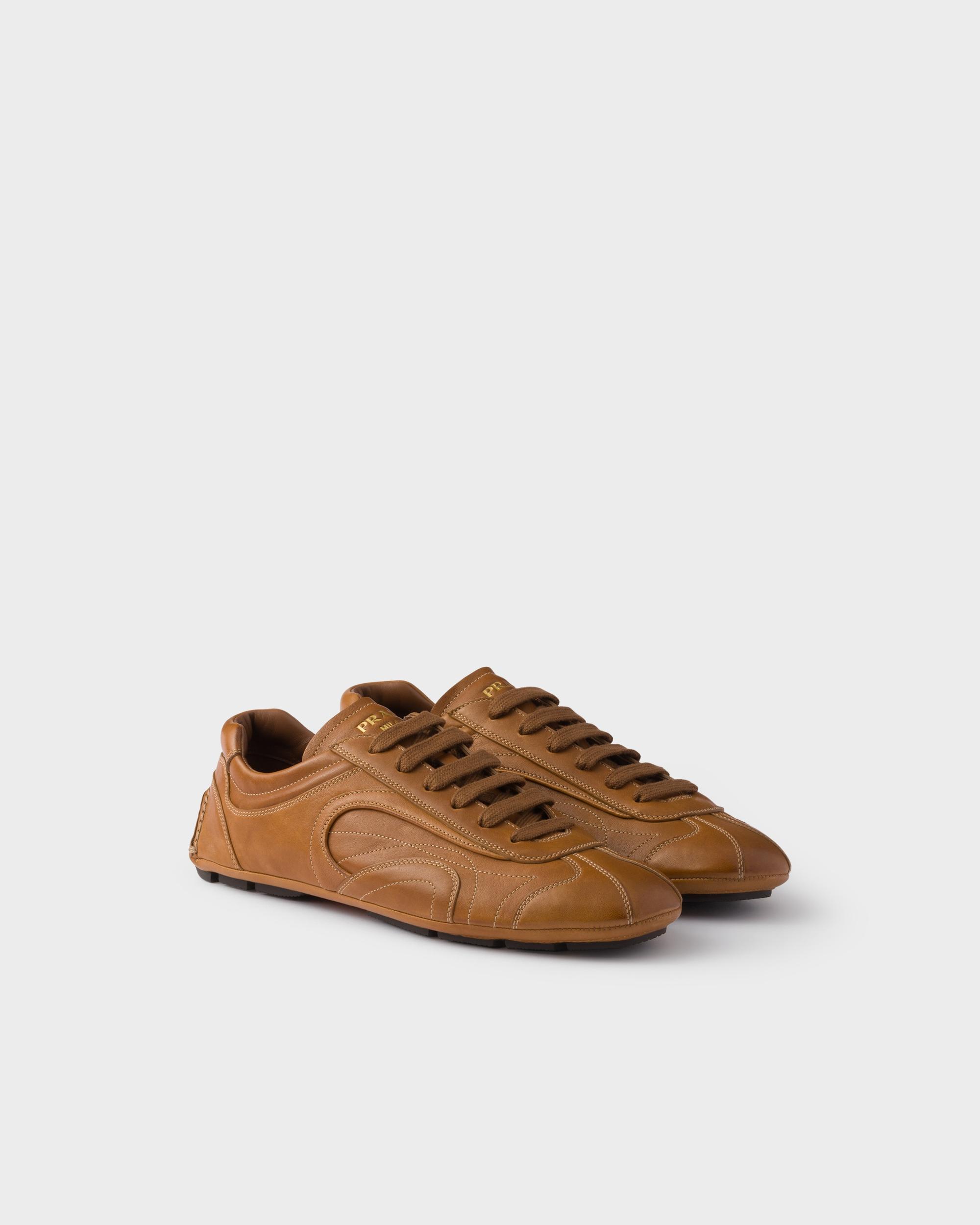 Montecarlo Re-Edition 2005 antiqued nappa leather sneakers Product Image