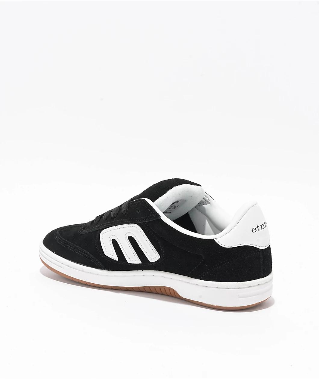 etnies Locut Black & White Skate Shoes Product Image