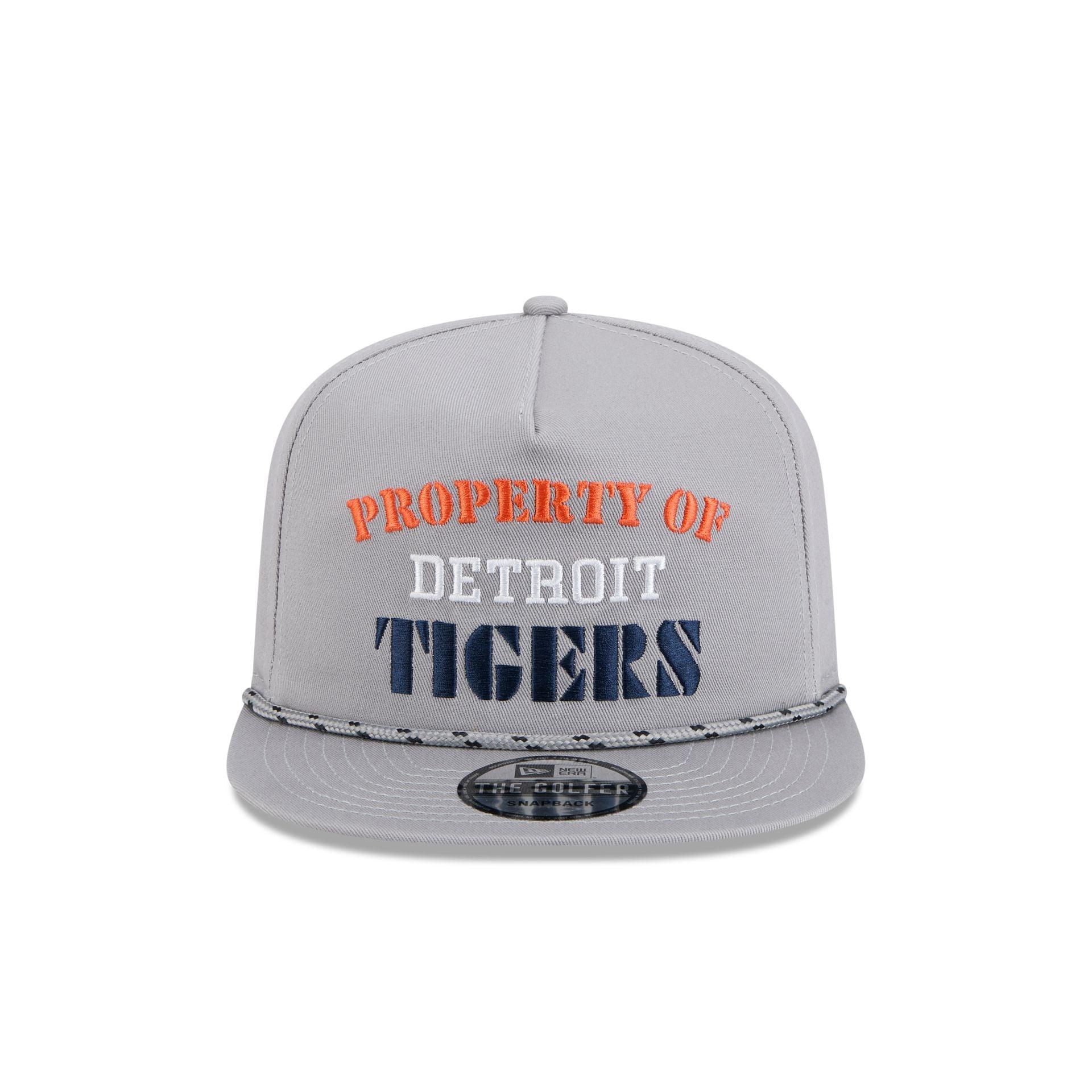 Detroit Tigers Vintage Gray Rope Golfer Hat Male Product Image