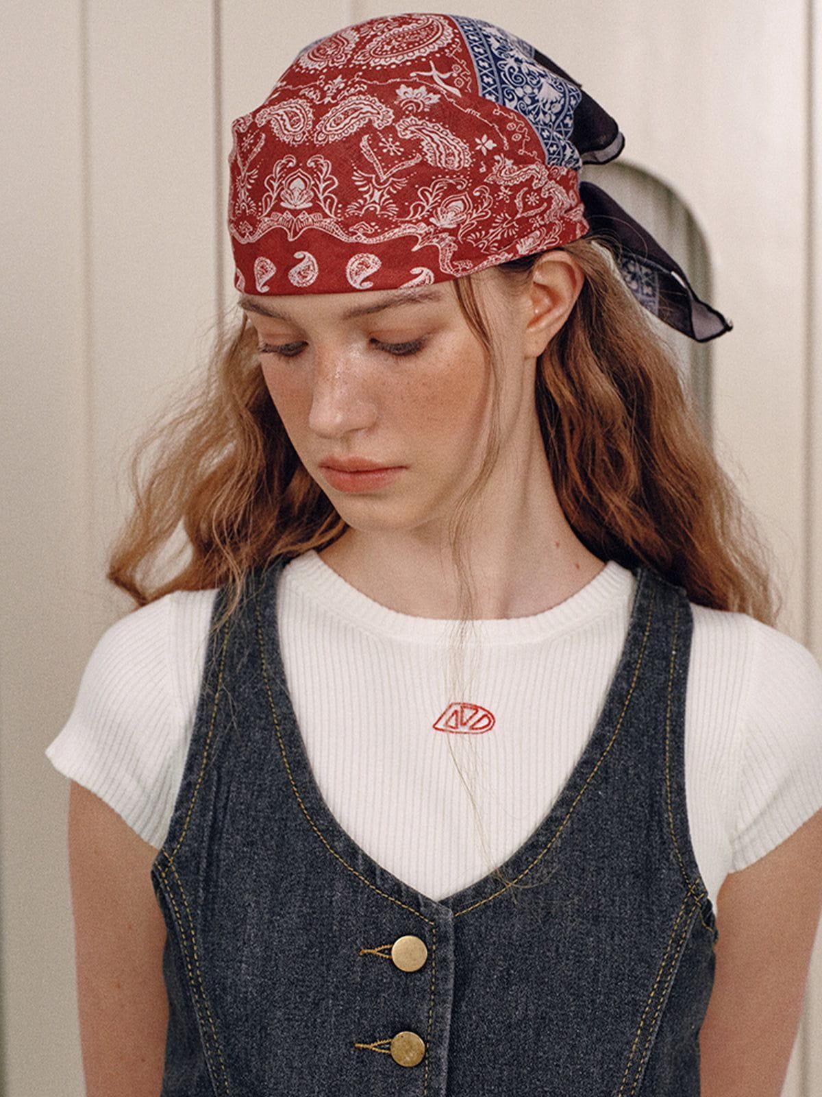 Bandana Graphic Square Scarf Product Image