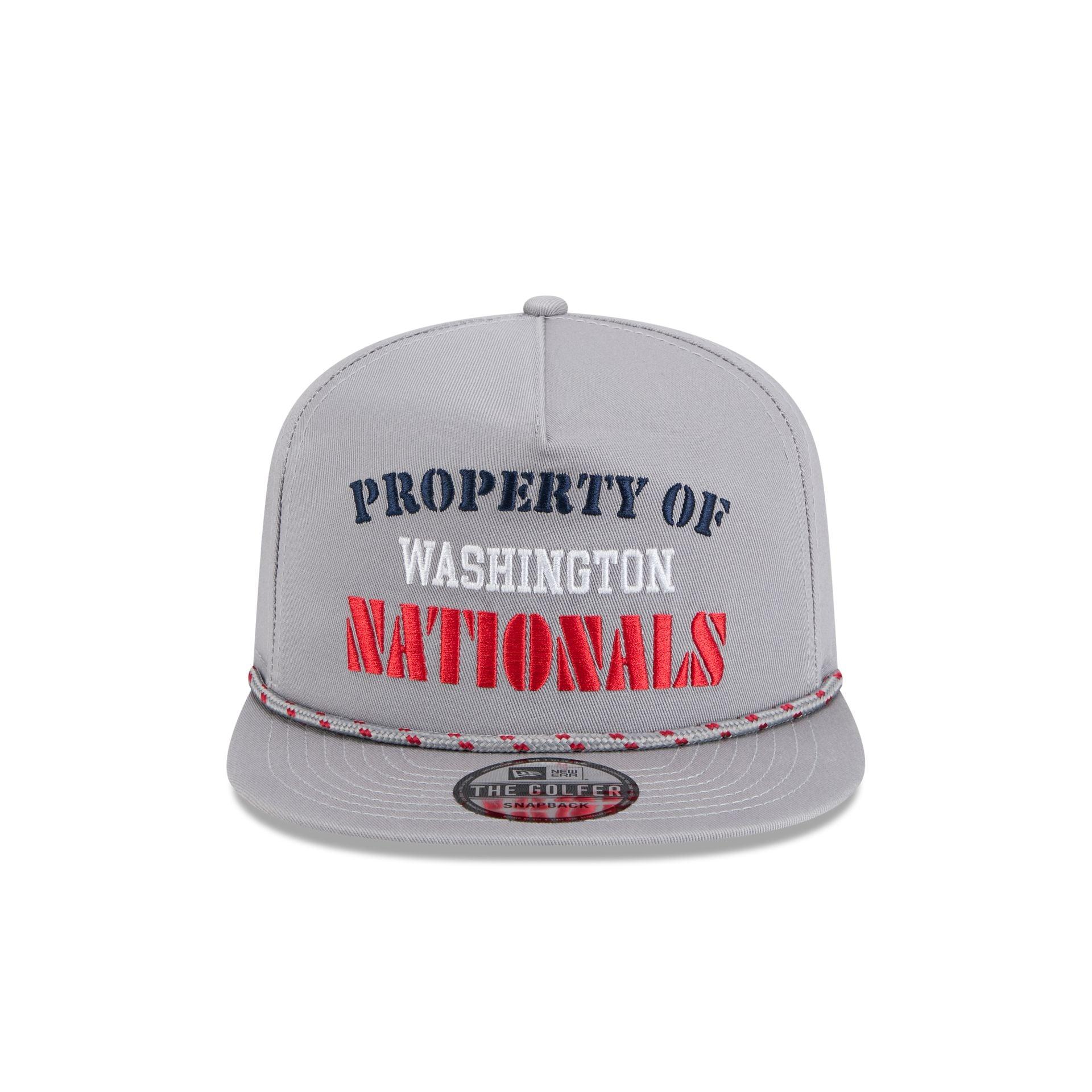 Washington Nationals Vintage Gray Rope Golfer Hat Male Product Image