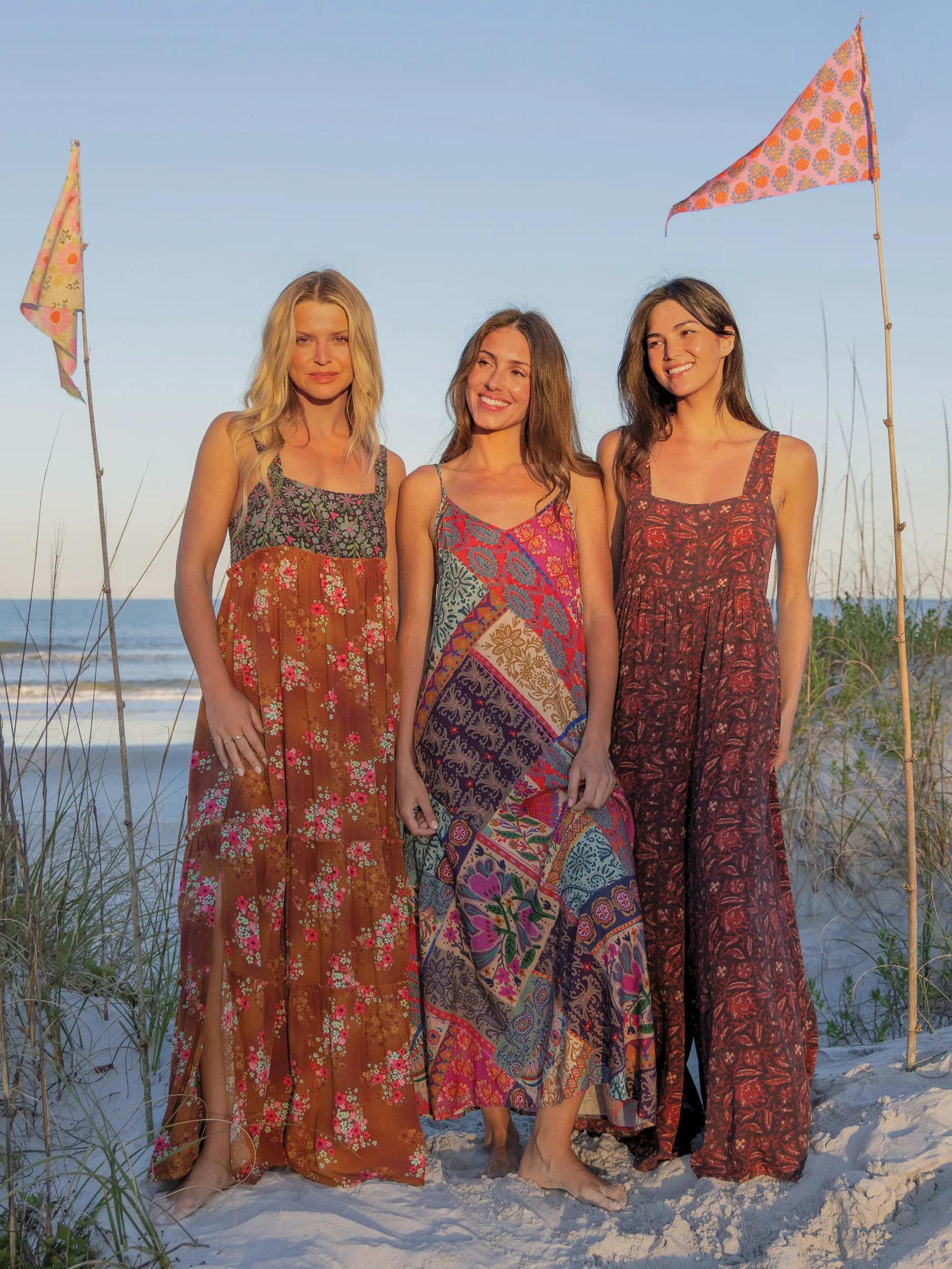 Eliza Maxi Dress - Indigo Chestnut Floral Product Image