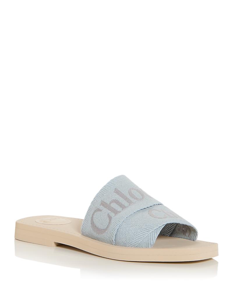 Chloe Womens Woody Logo Slide Sandals Product Image