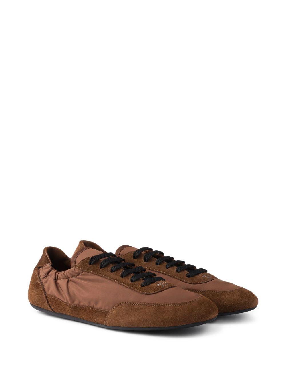 Collapse Re-Nylon suede sneakers Product Image