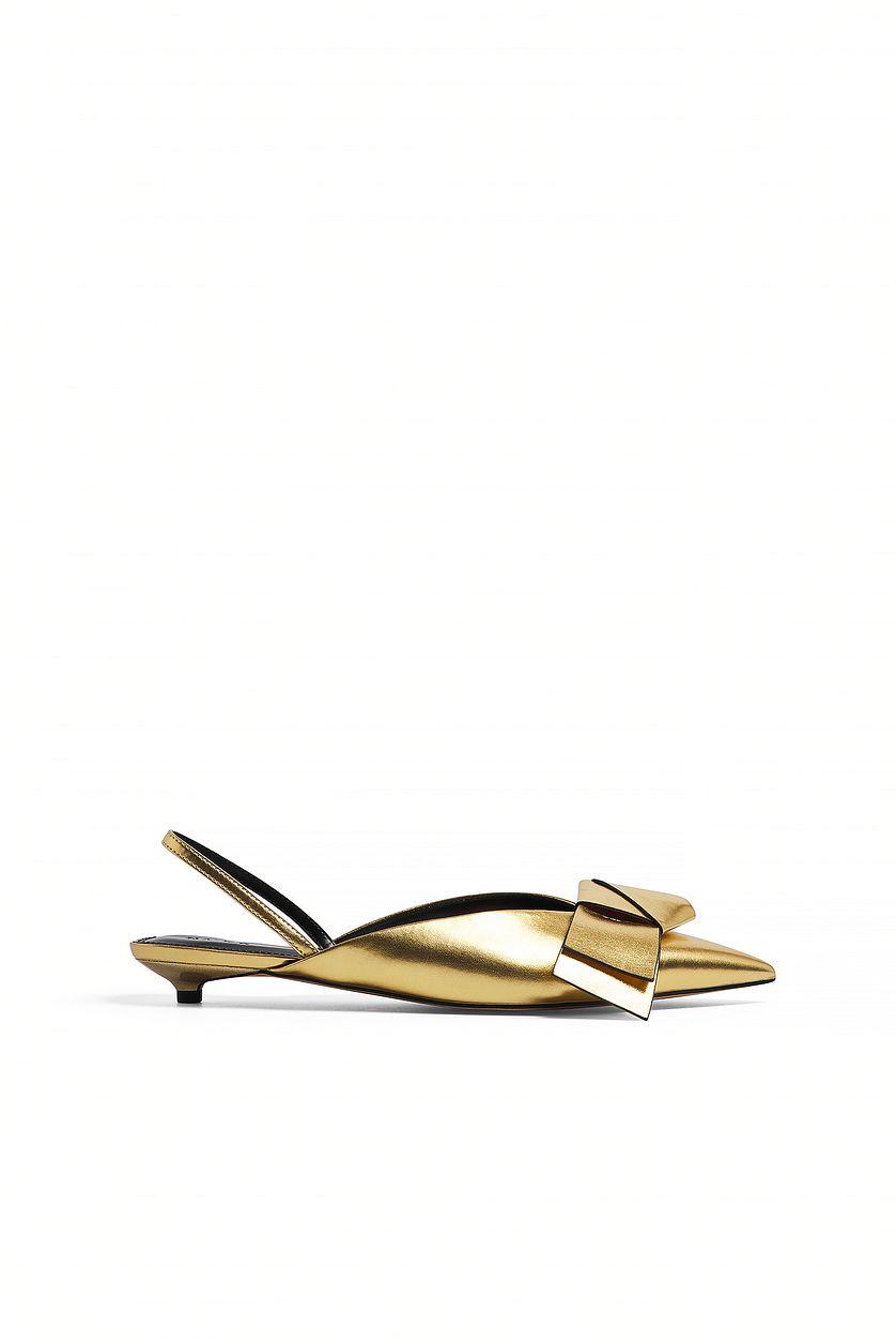 Big Bow Kitten Heel Pumps Product Image