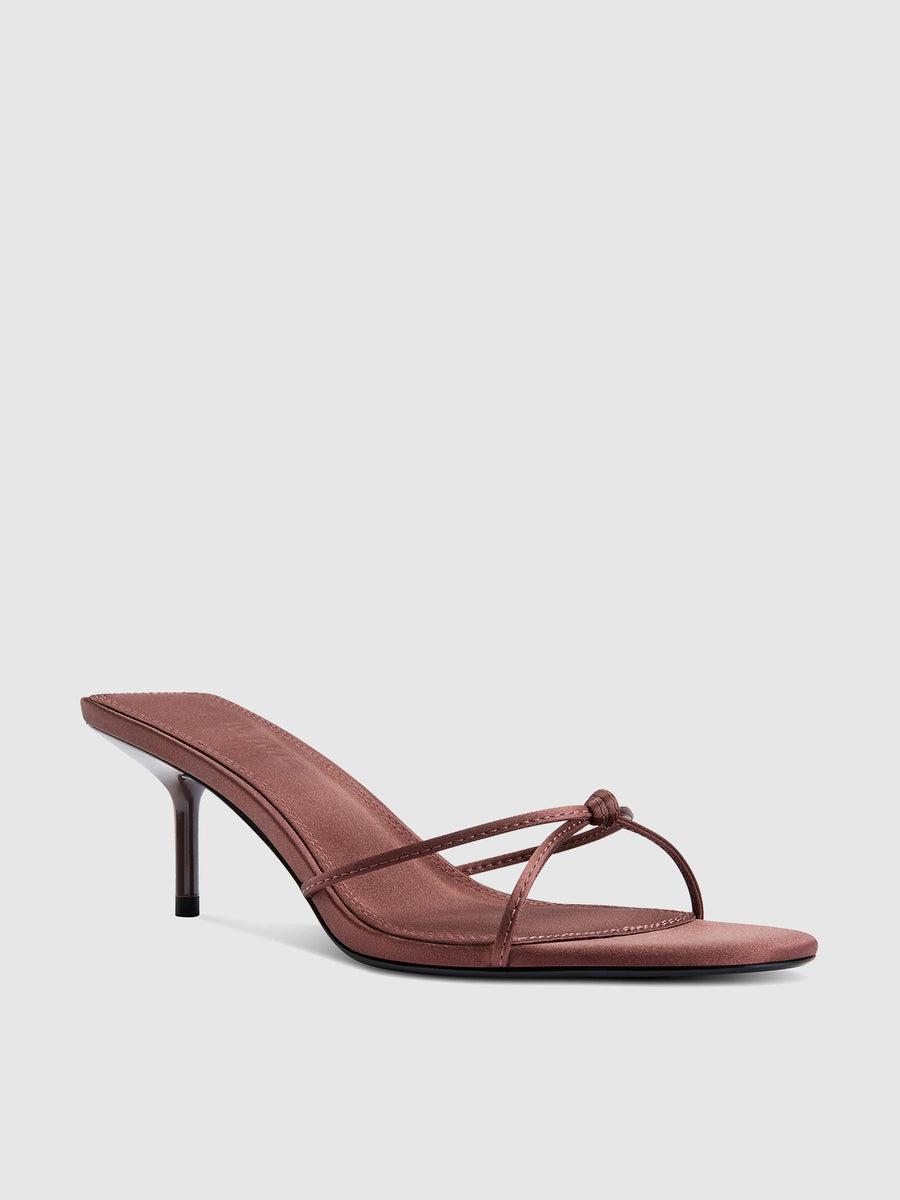 Maeve Slipper - Satin Brown Product Image