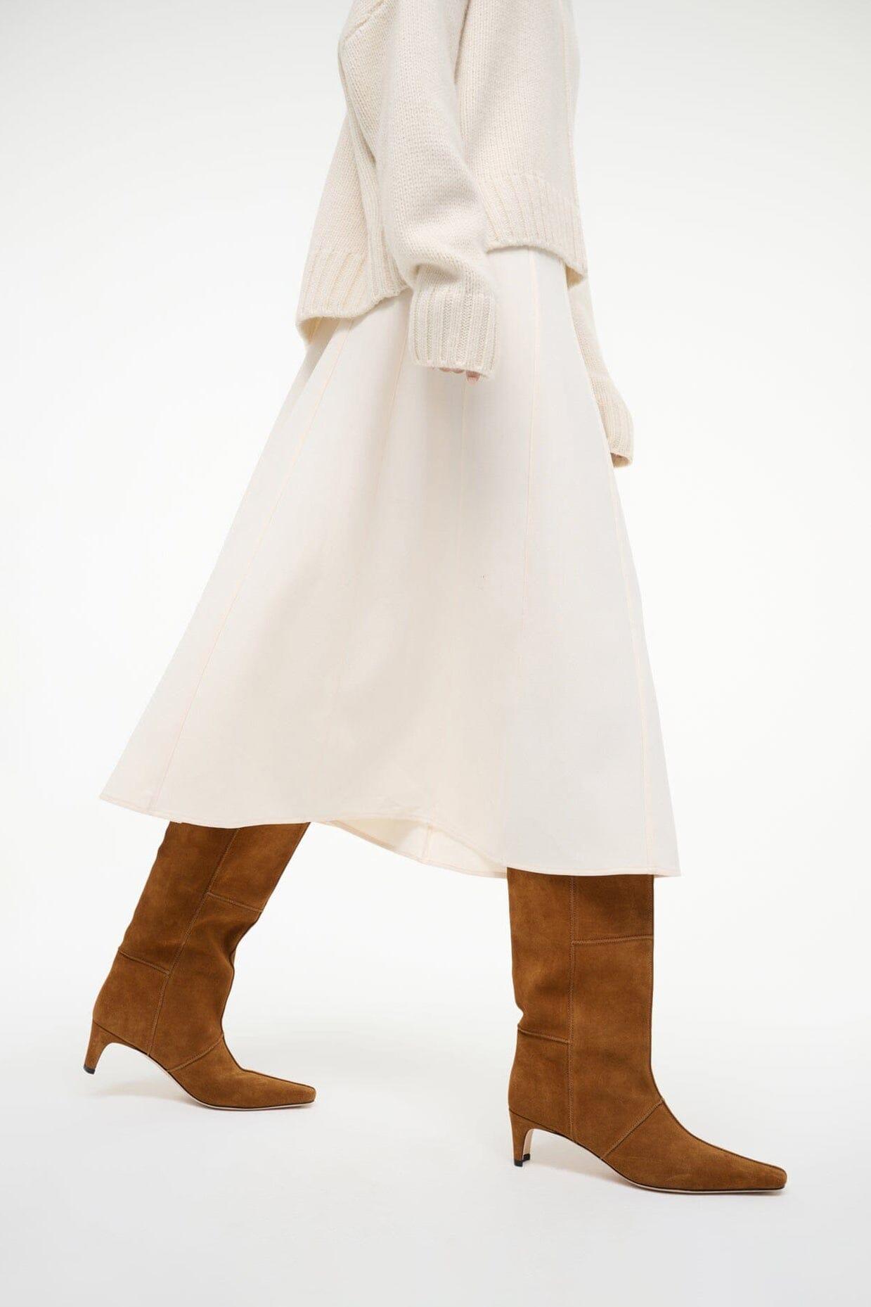 WALLY BOOT | PATCHWORK TAN SUEDE Product Image