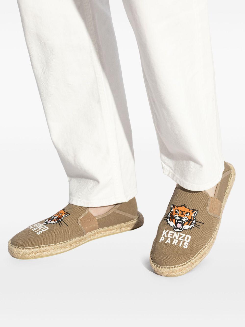 Tiger-embroidered espadrilles Product Image