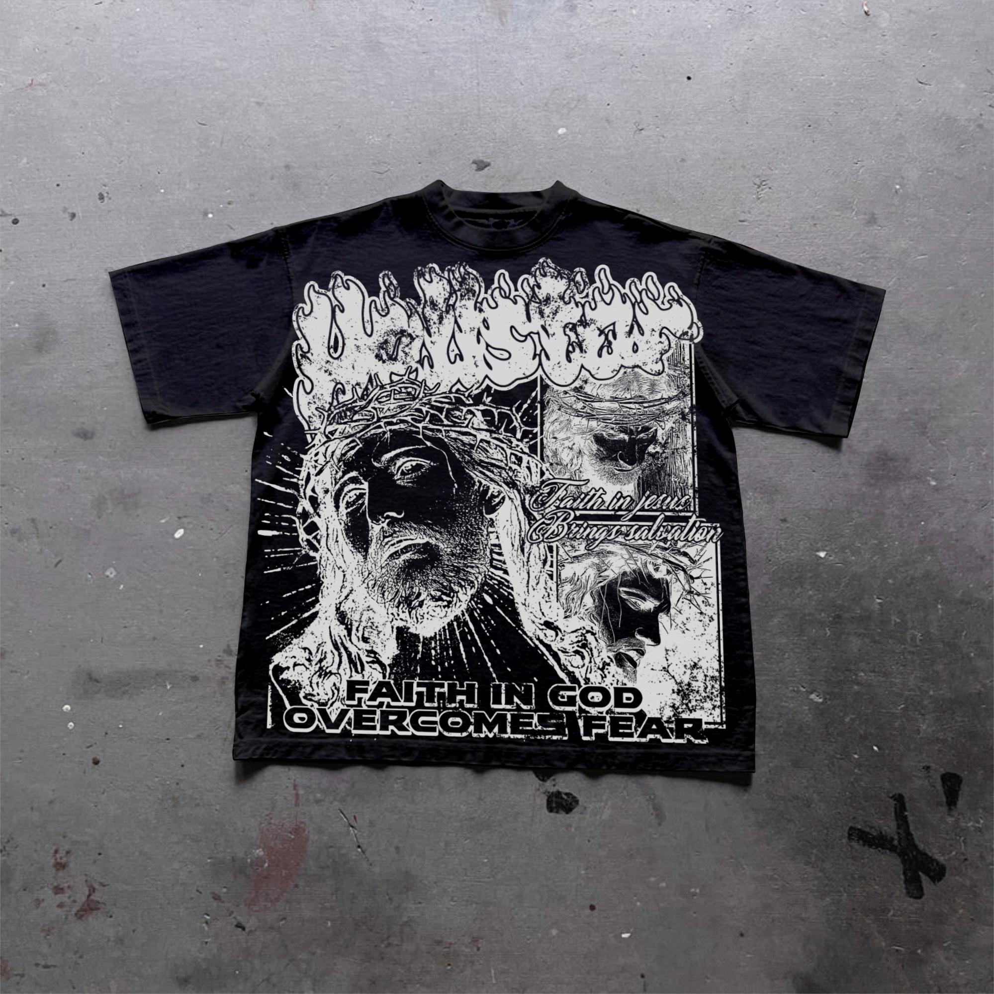 Vintage Chase Money Graphic Cotton T-Shirt Product Image