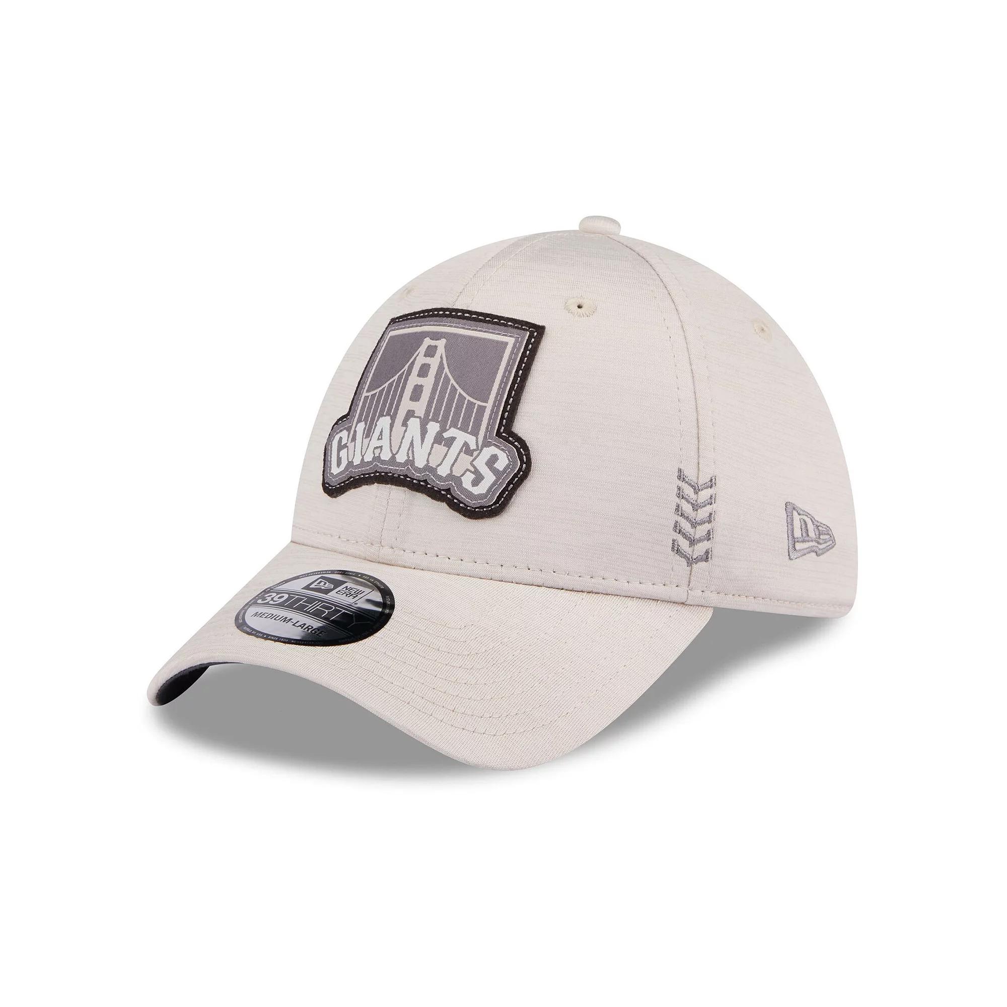 Men's New Era Cream San Francisco Giants 2024 Clubhouse 39THIRTY Flex Fit Hat,  Product Image