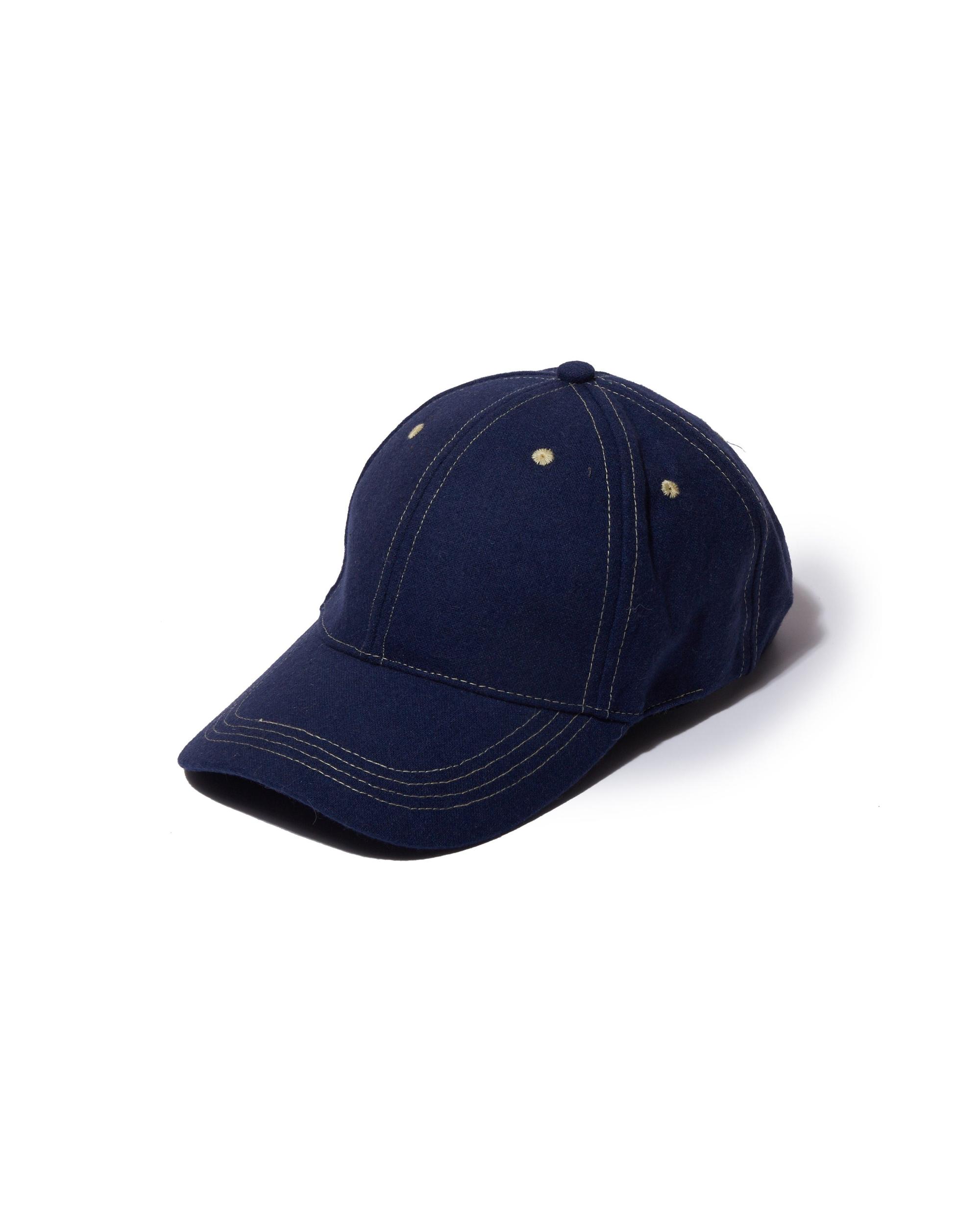 Grayers Logo Wool Baseball Cap - Deep Blue Product Image