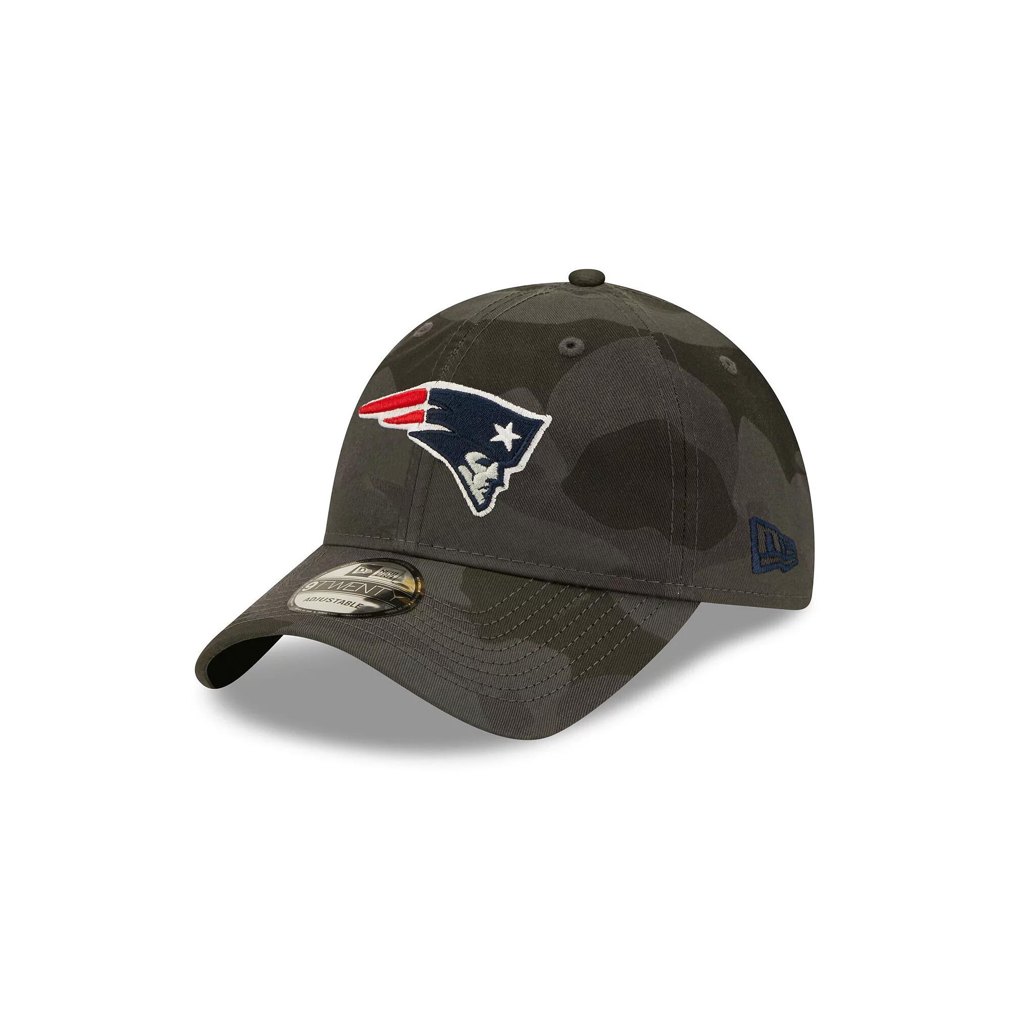 Men's New Era Camo New England Patriots Core Classic 2.0 9TWENTY Adjustable Hat, Green Product Image