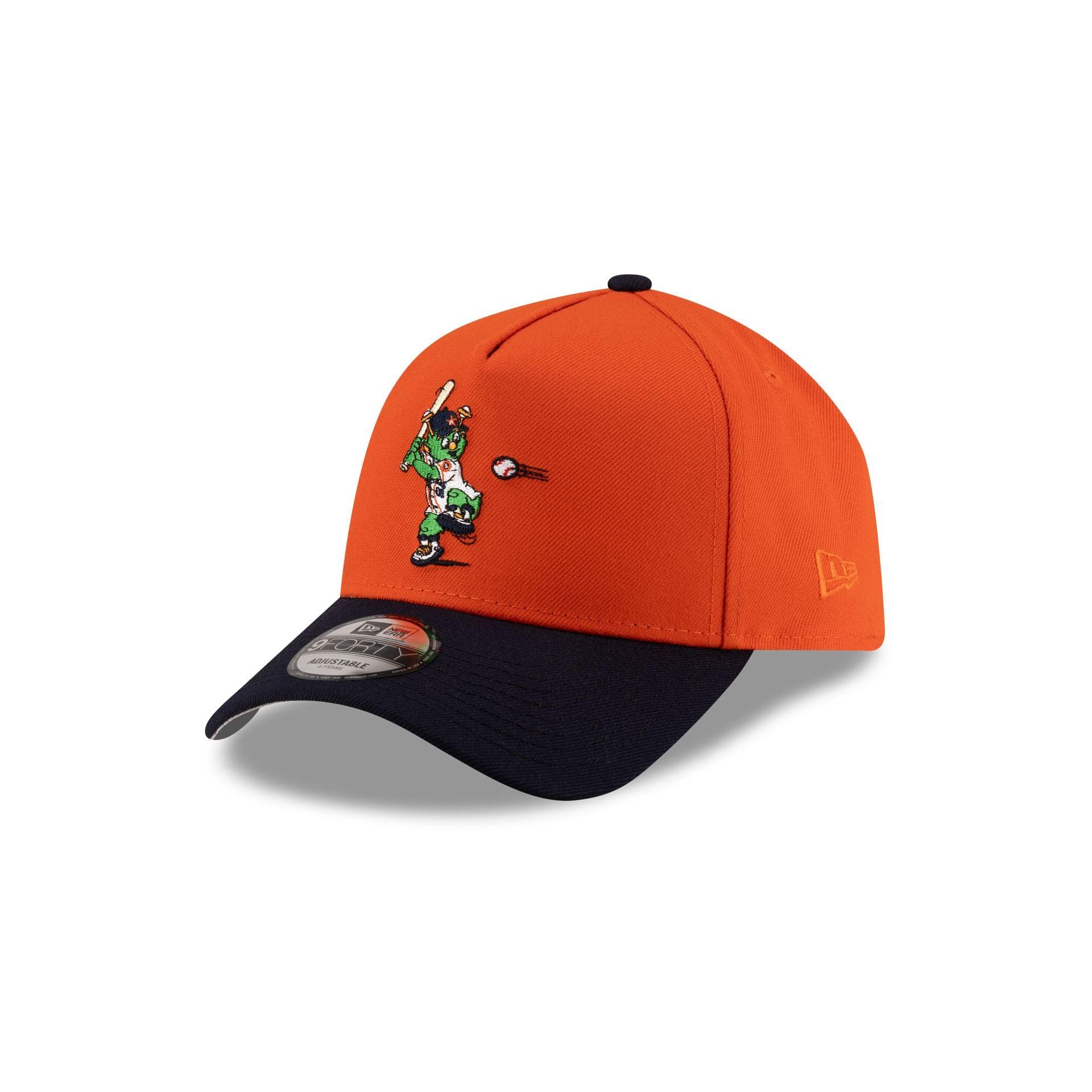 Houston Astros Mascot Orange 9FORTY A-Frame Snapback Hat Male Product Image