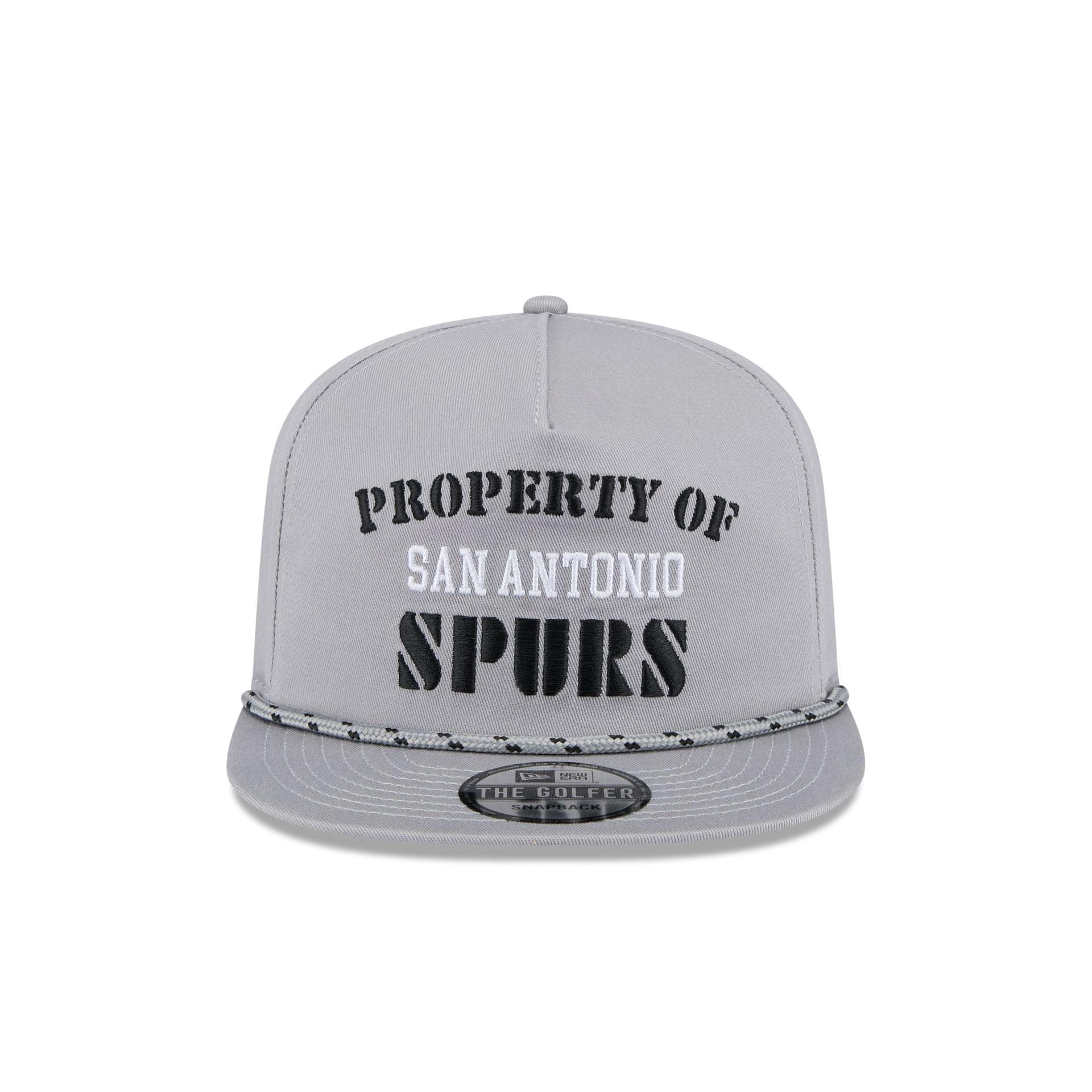 San Antonio Spurs Vintage Gray Rope Golfer Hat Male Product Image