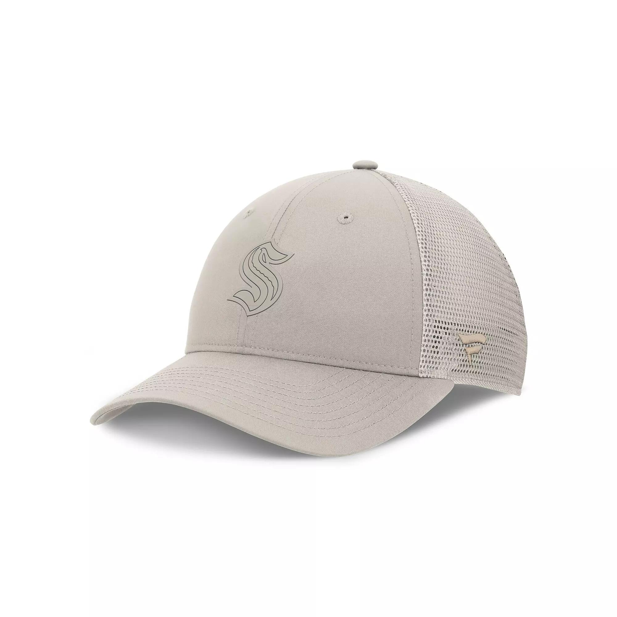 Women's Fanatics Tan Buffalo Sabres Authentic Pro Road Trucker Adjustable Hat, Team Product Image