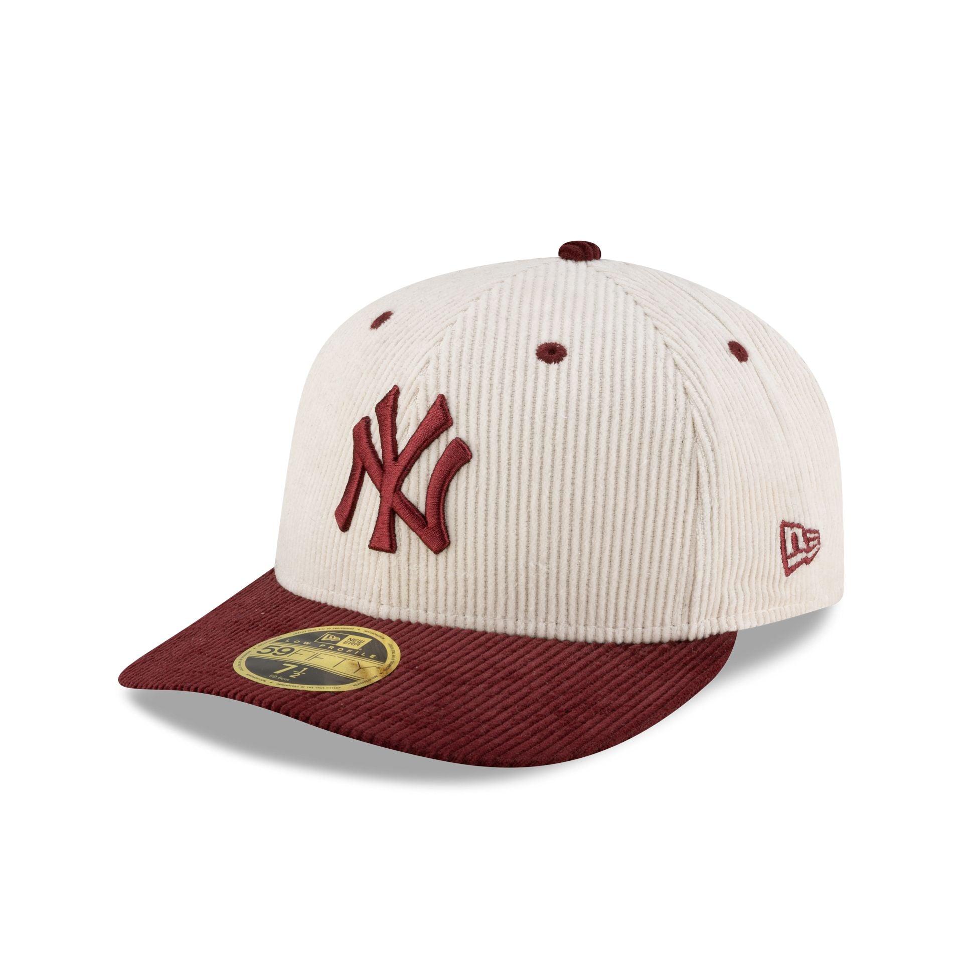 New York Yankees Cord Cream Low Profile 59FIFTY Fitted Hat Male Product Image