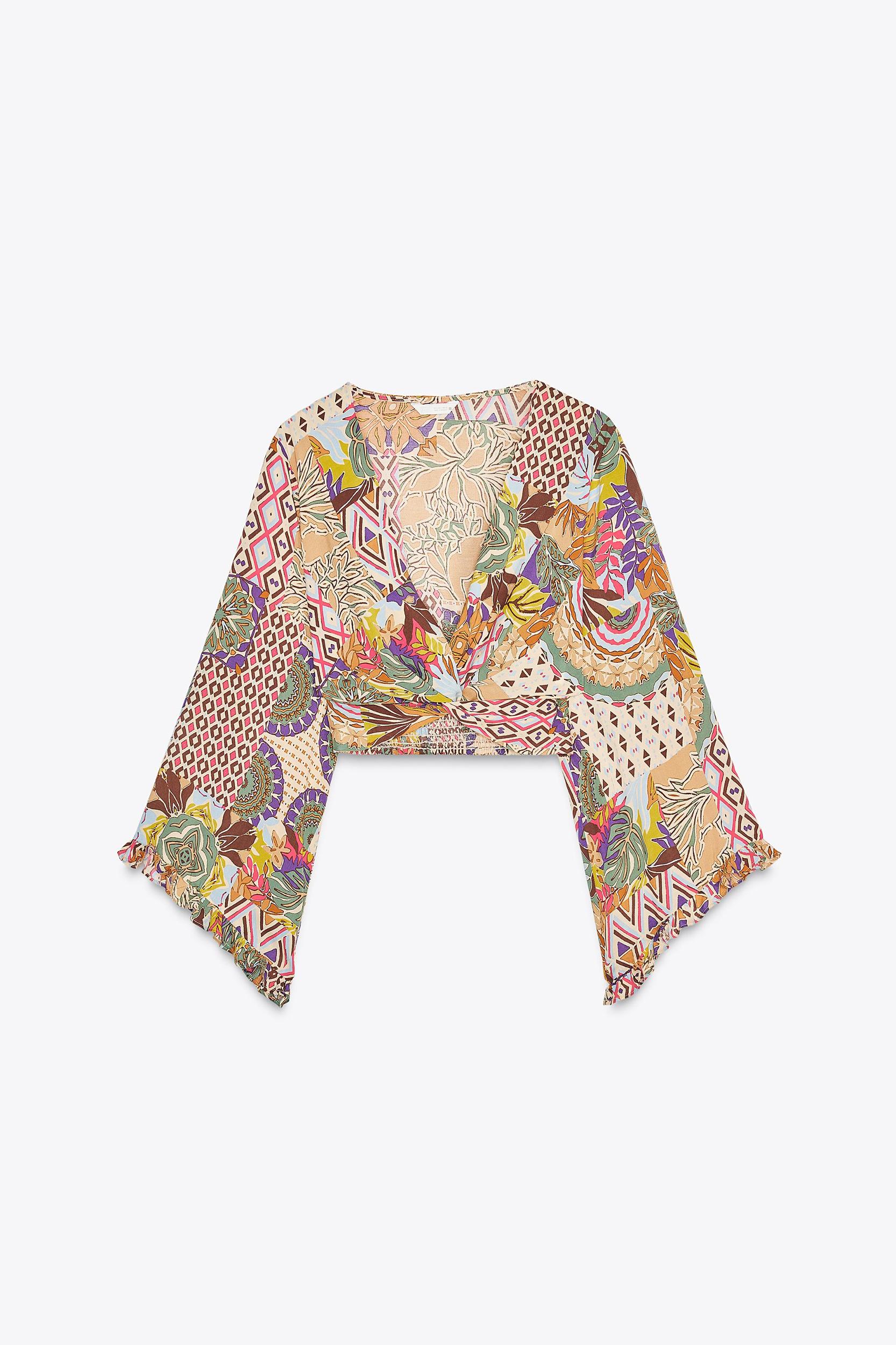 PRINTED CROP TOP Product Image