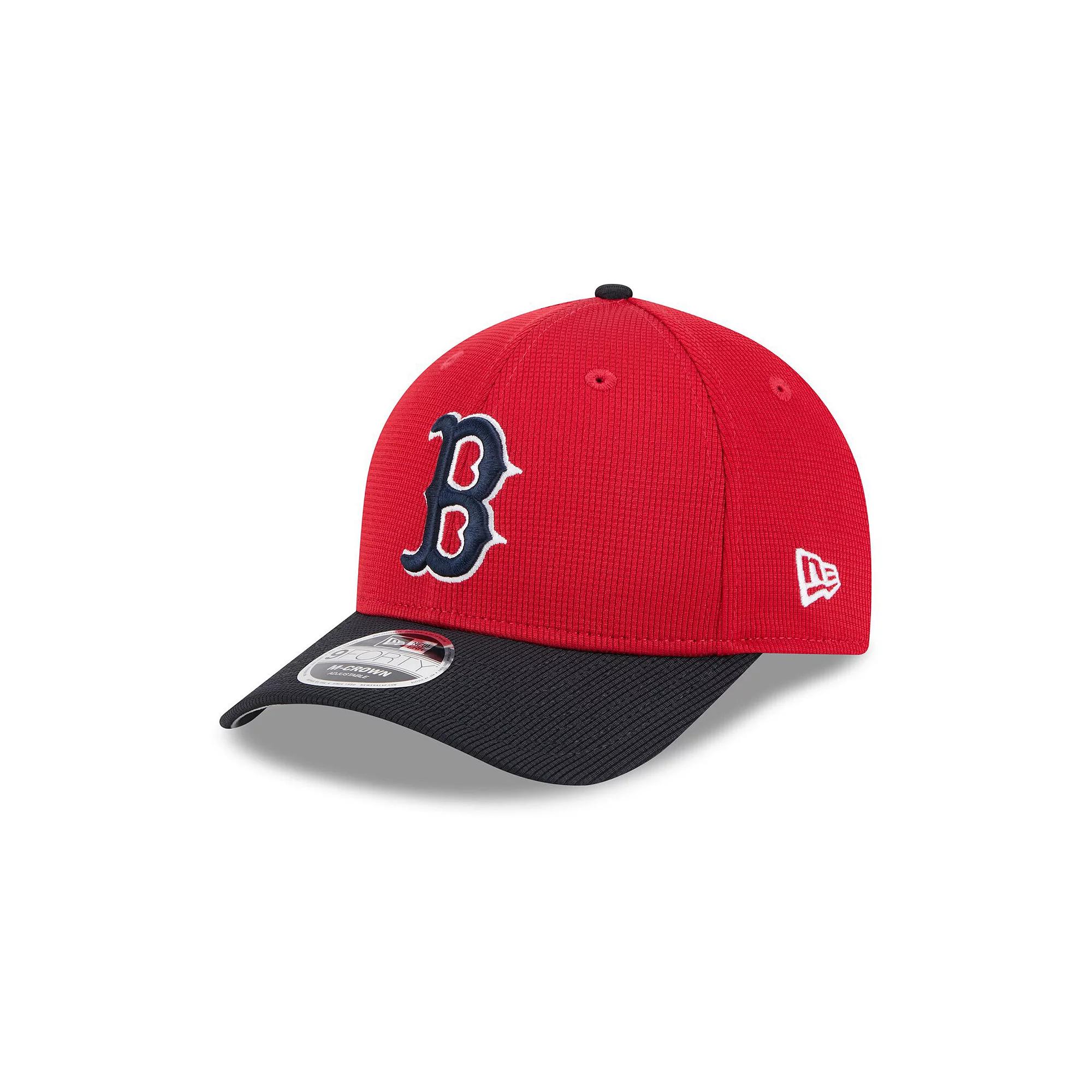 Men's New Era  Red/Black Boston Red Sox 2025 Batting Practice 9FORTY M-Crown Adjustable Hat Product Image