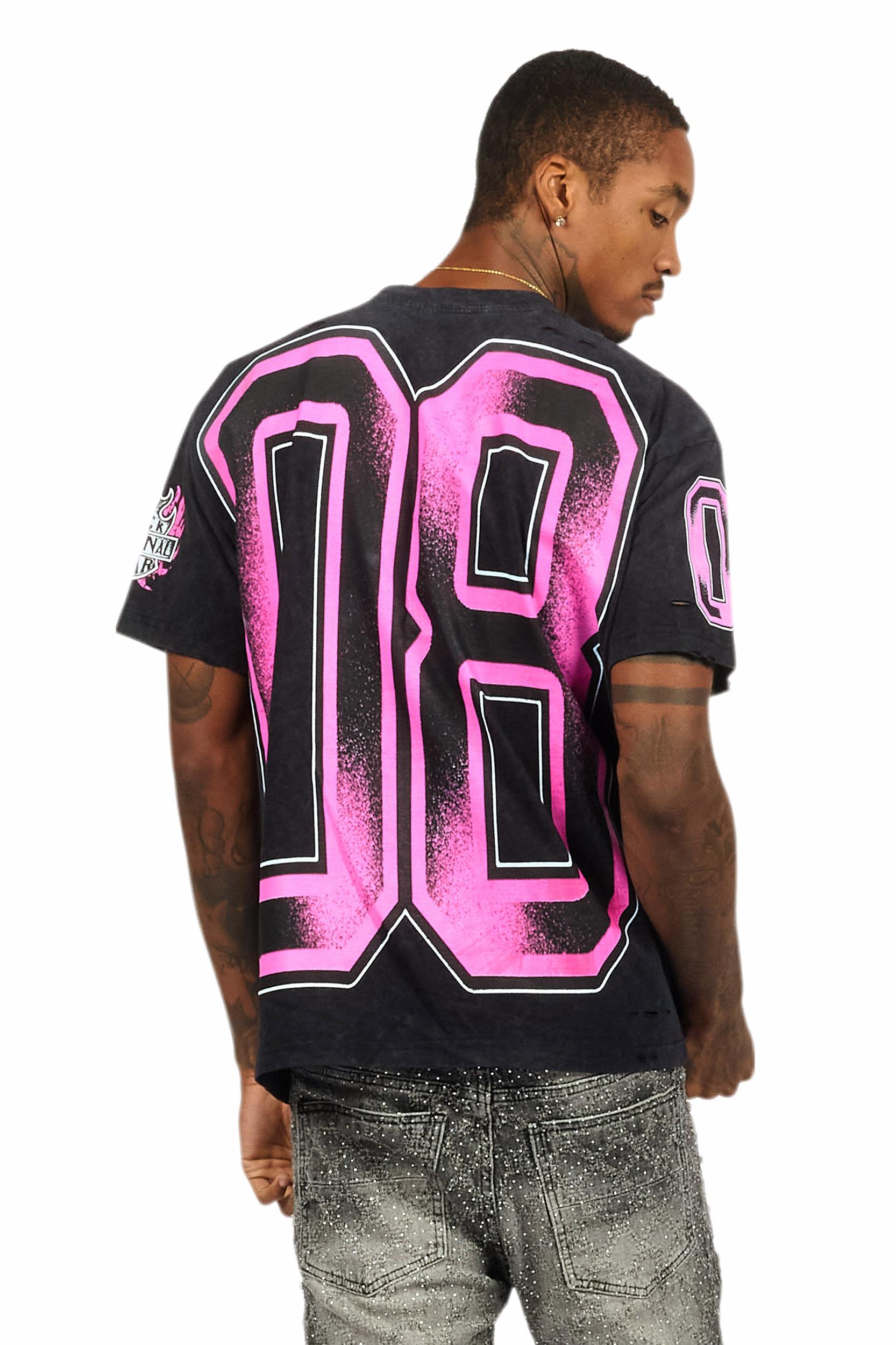 TaNeshia Black Oversized T-Shirt Female Product Image