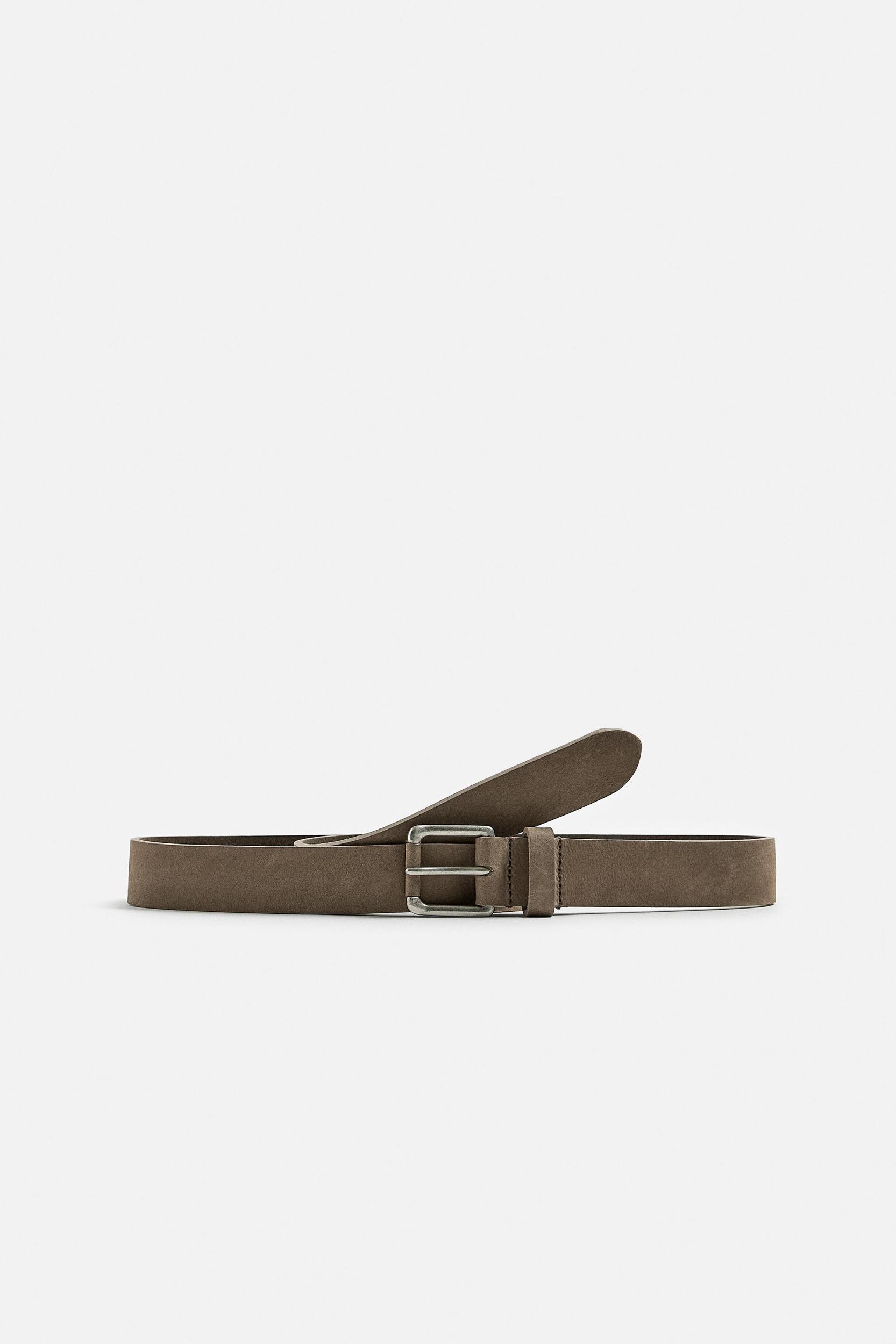 NUBUCK LEATHER BELT Product Image