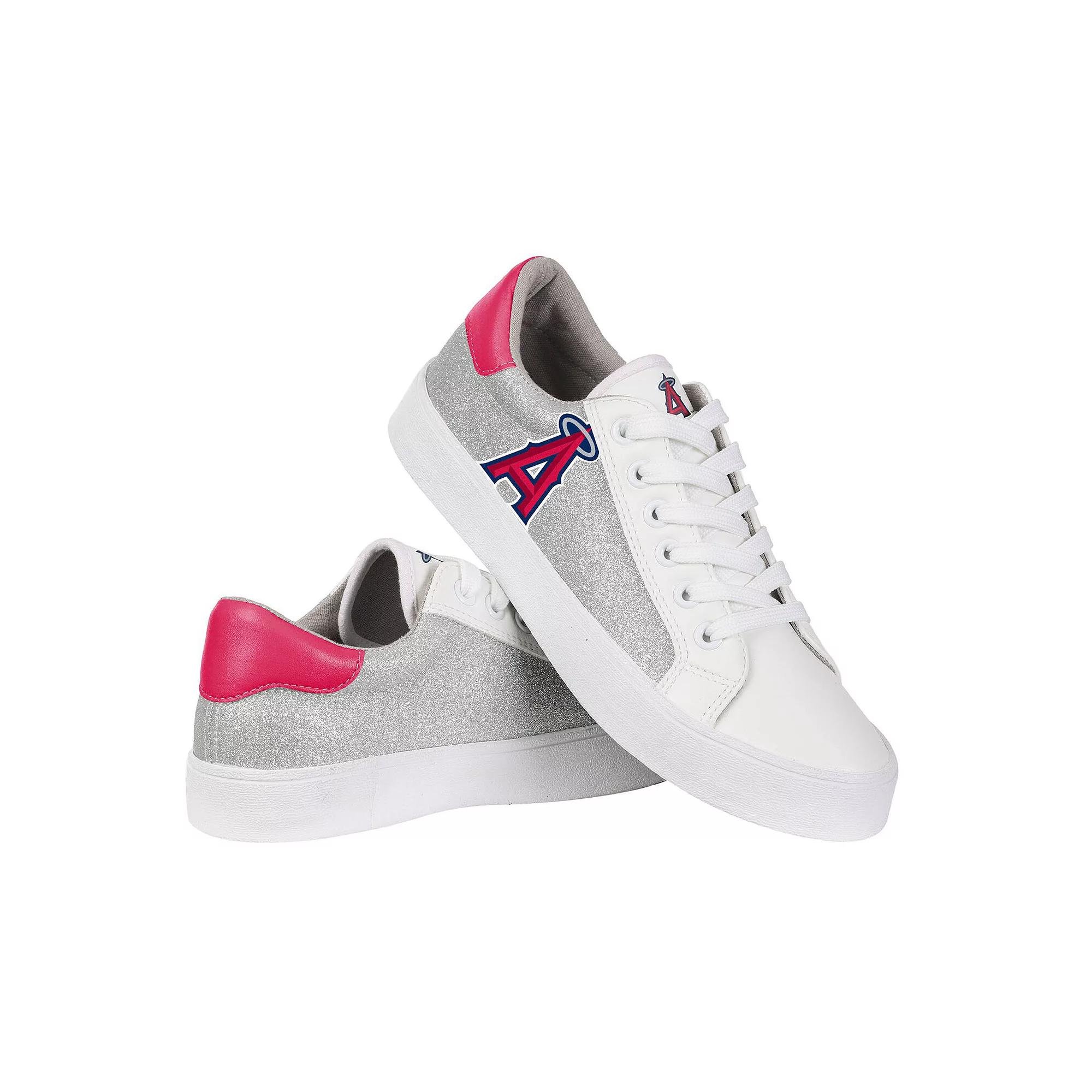 Women's FOCO Los Angeles Angels Glitter Sneakers,  Product Image