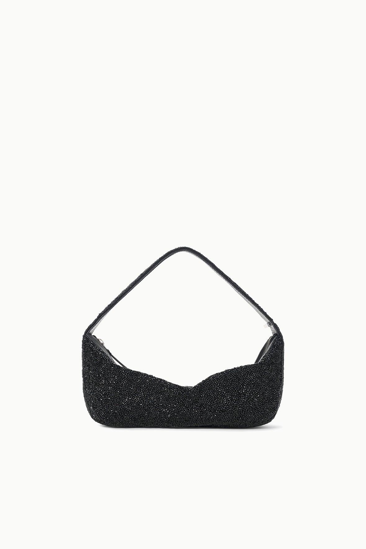 DEMY BEADED SHOULDER BAG | BLACK Product Image