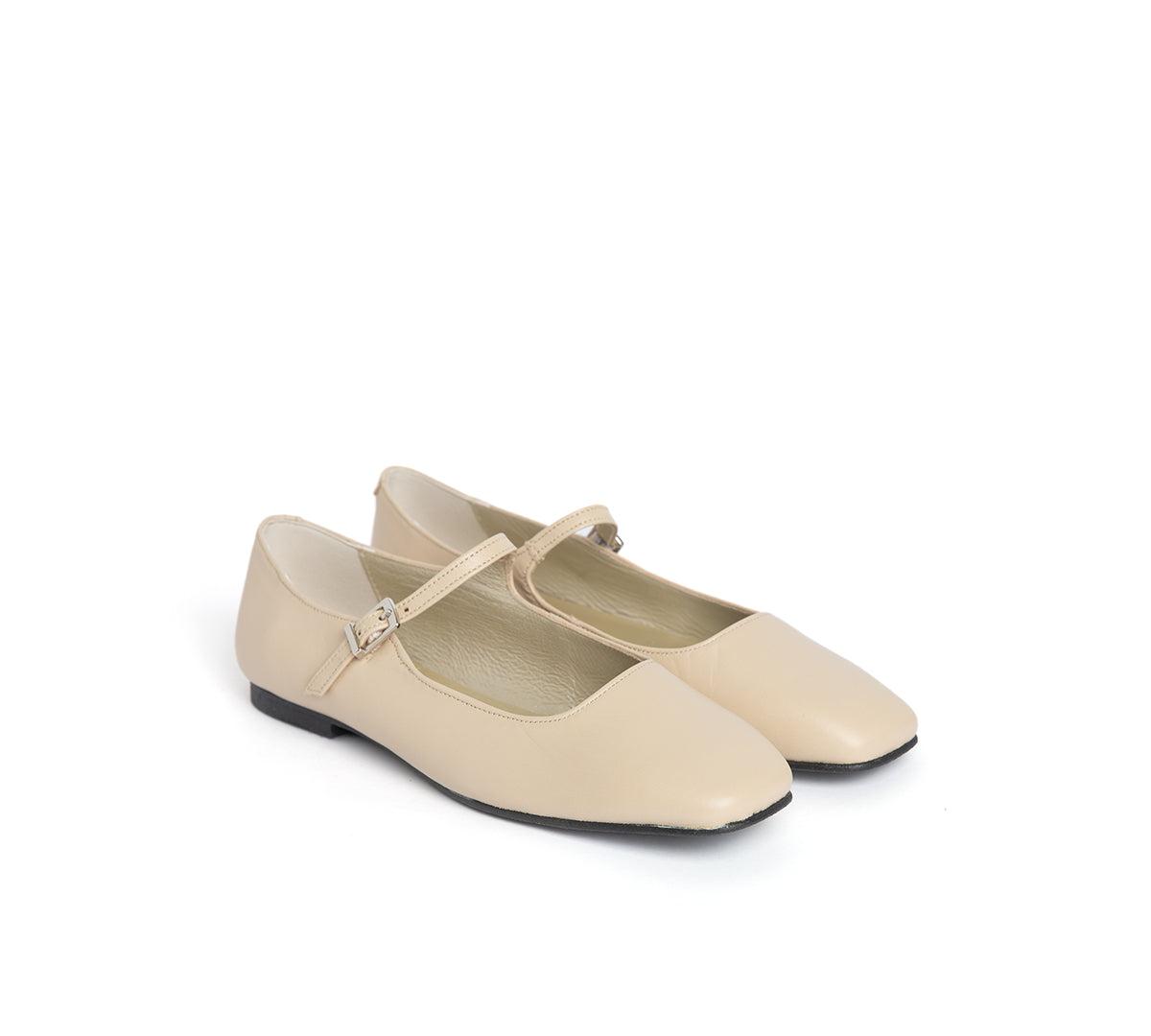 Mary Jane Square Toe Ivory Product Image