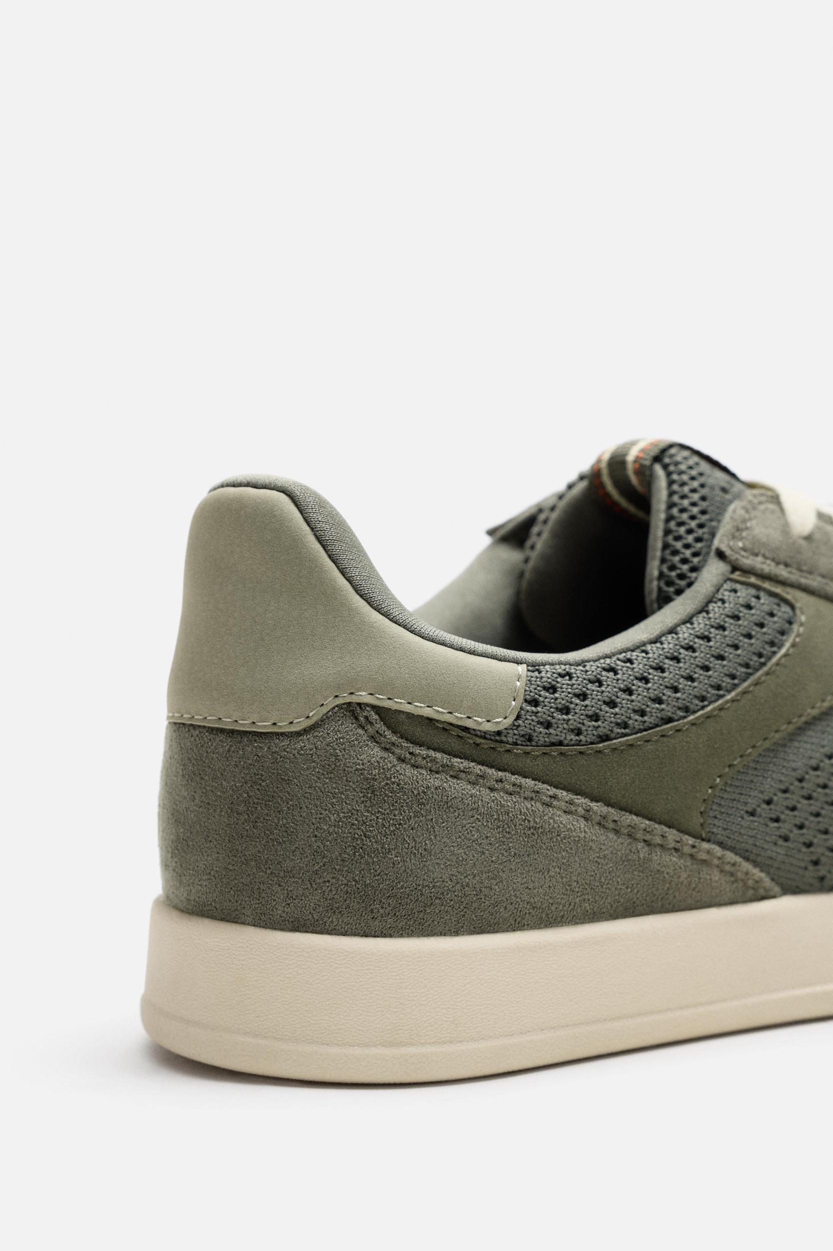 KNIT FABRIC SNEAKERS Product Image