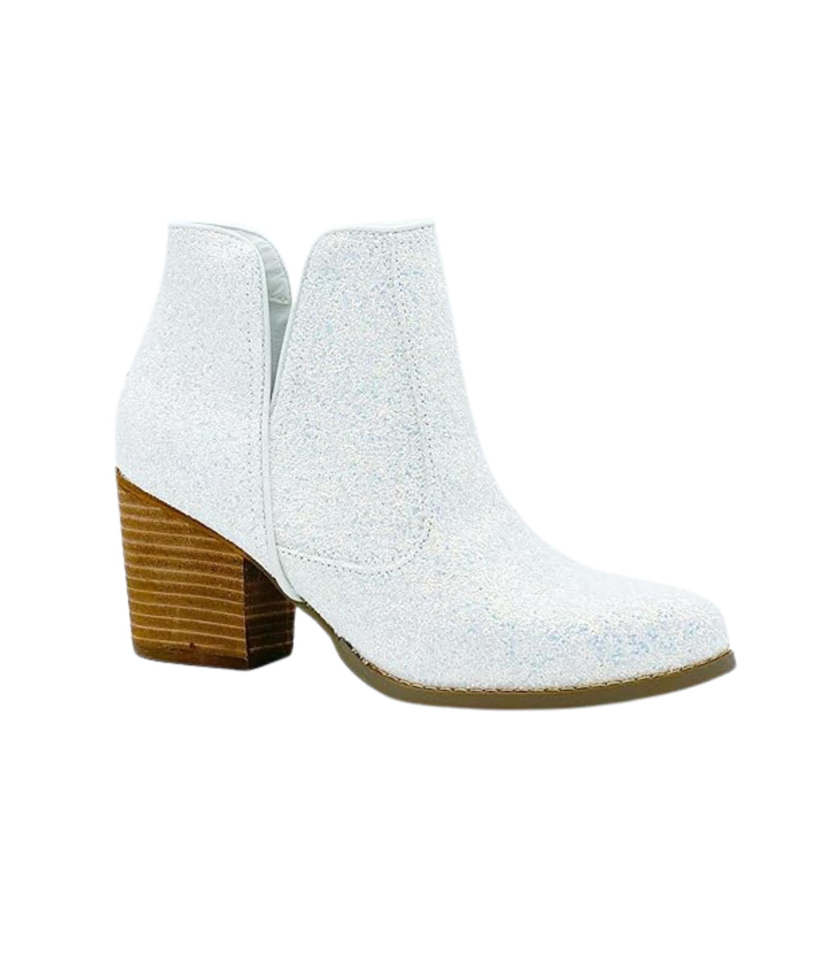 Fiera Booties in White (Online Exclusive) Product Image