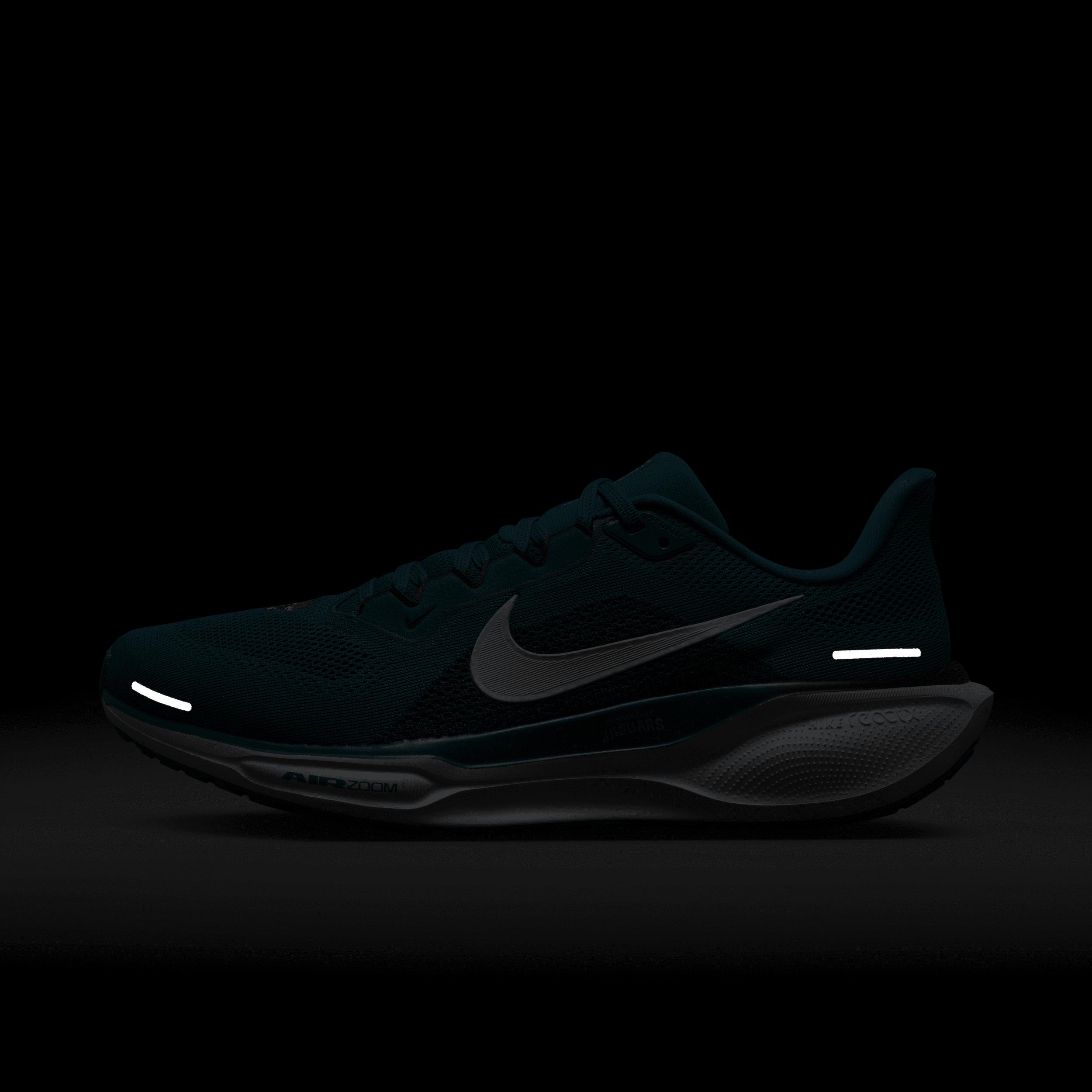 Nike Mens Pegasus 41 NFL Jacksonville Jaguars Road Running Shoes | FZ5085-400 Product Image
