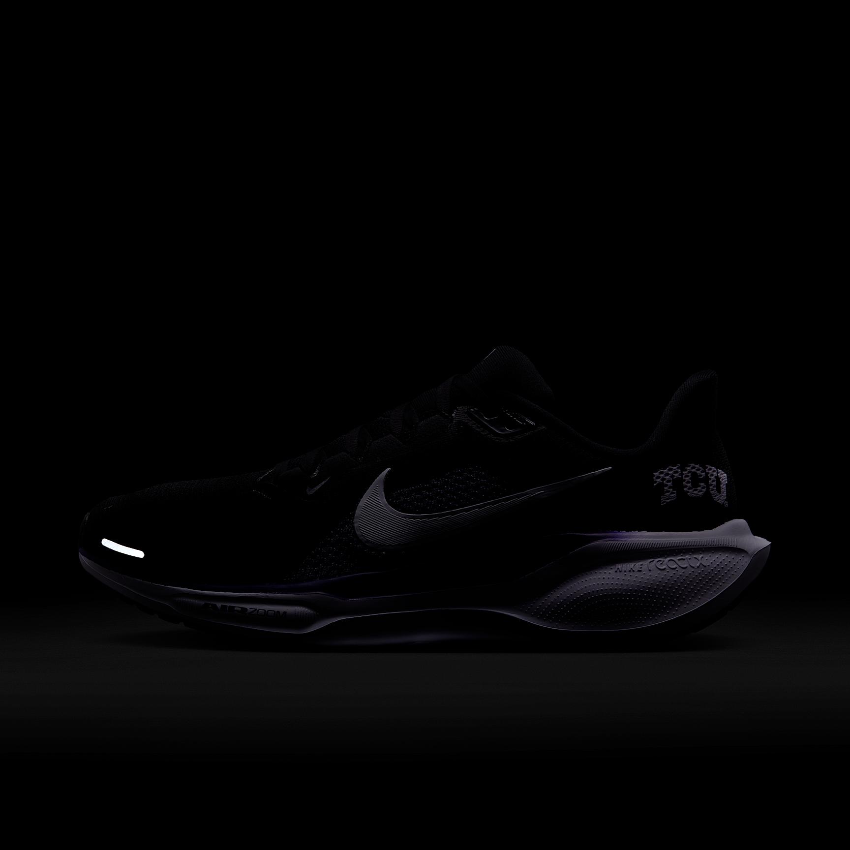 TCU Pegasus 1 Nike Mens College Road Running Shoes | FZ5143-002 Product Image