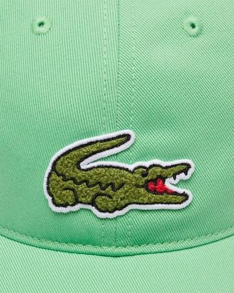 Crocodile Badge Cotton Twill Cap Product Image