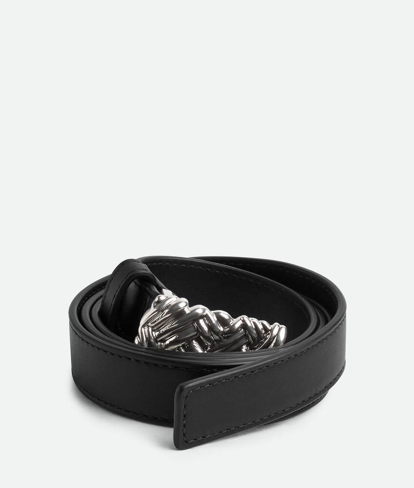 Women's Intreccio Belt in Black Product Image