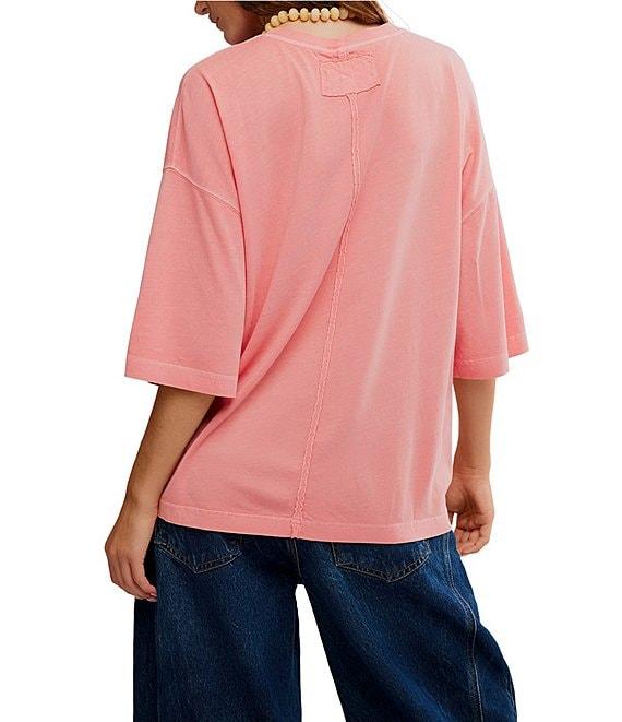 Free People We The Free Perfect Oversized Crew Neck Short Sleeve Tee Product Image