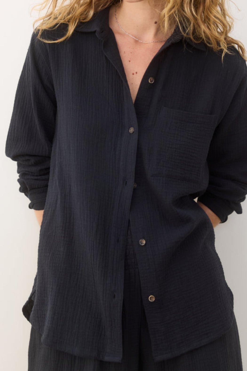 Jane Relaxed Double Cloth Shirt Product Image