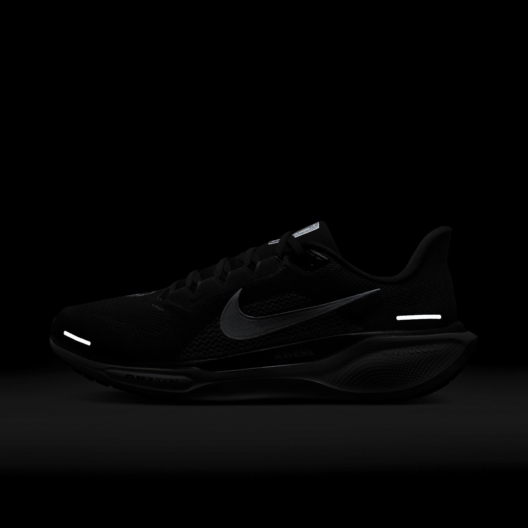 Nike Men's Pegasus 41 NFL Baltimore Ravens Road Running Shoes Product Image