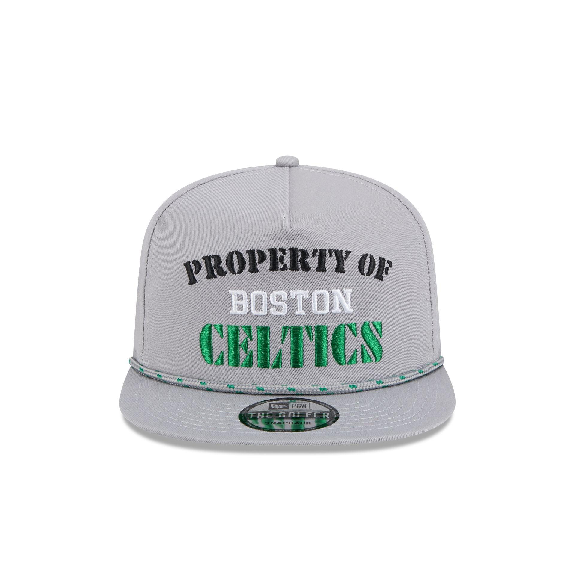 Boston Celtics Vintage Gray Rope Golfer Hat Male Product Image