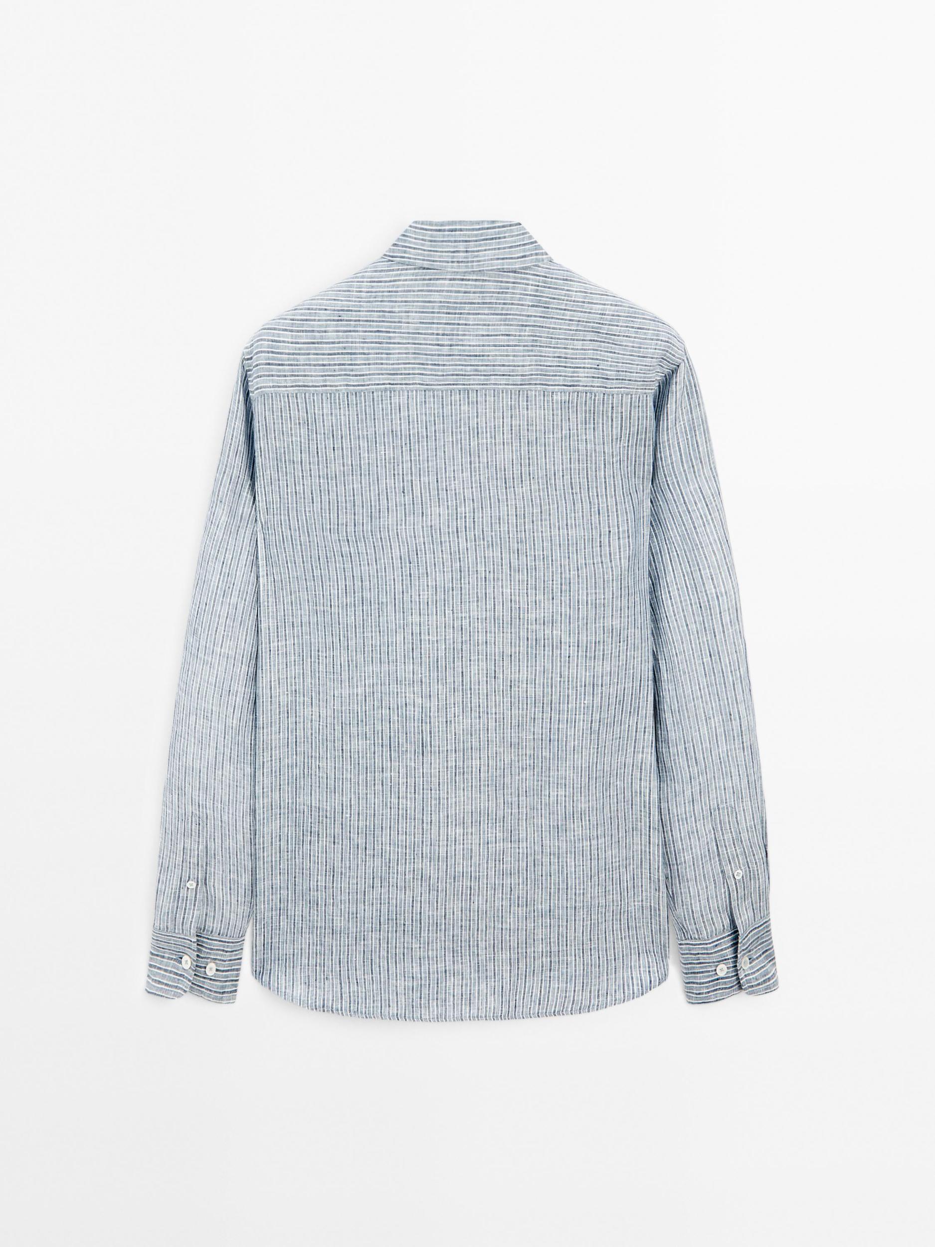 Regular fit striped shirt Product Image