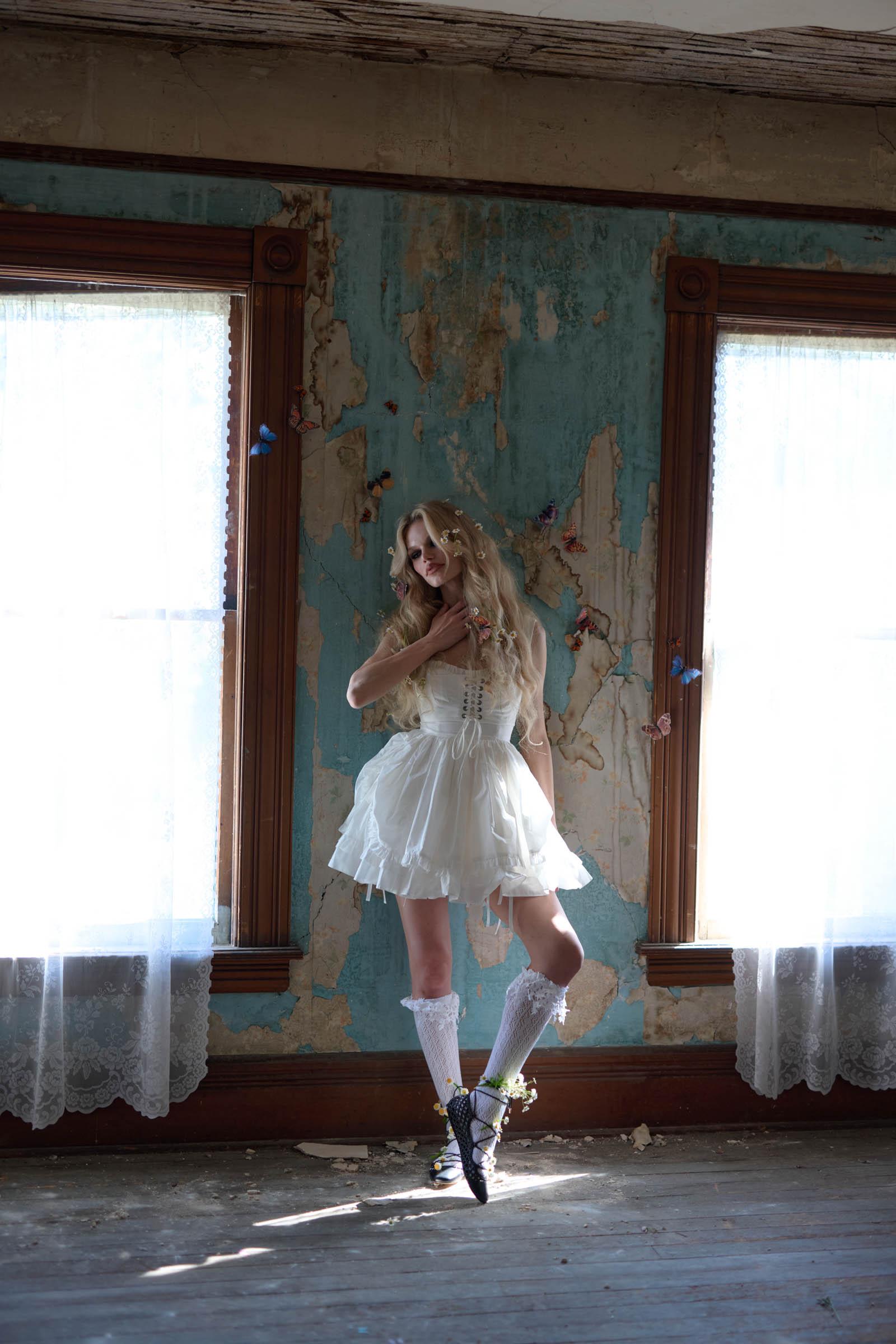 The Ivory Little Lamb Dress Product Image