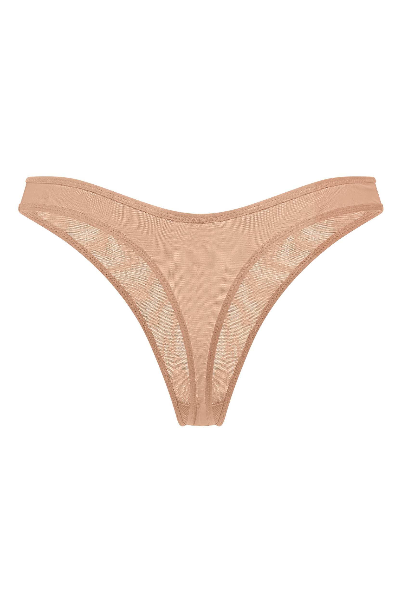 Soft Mesh Single Layer Underwired Bra in Warm Peach Product Image