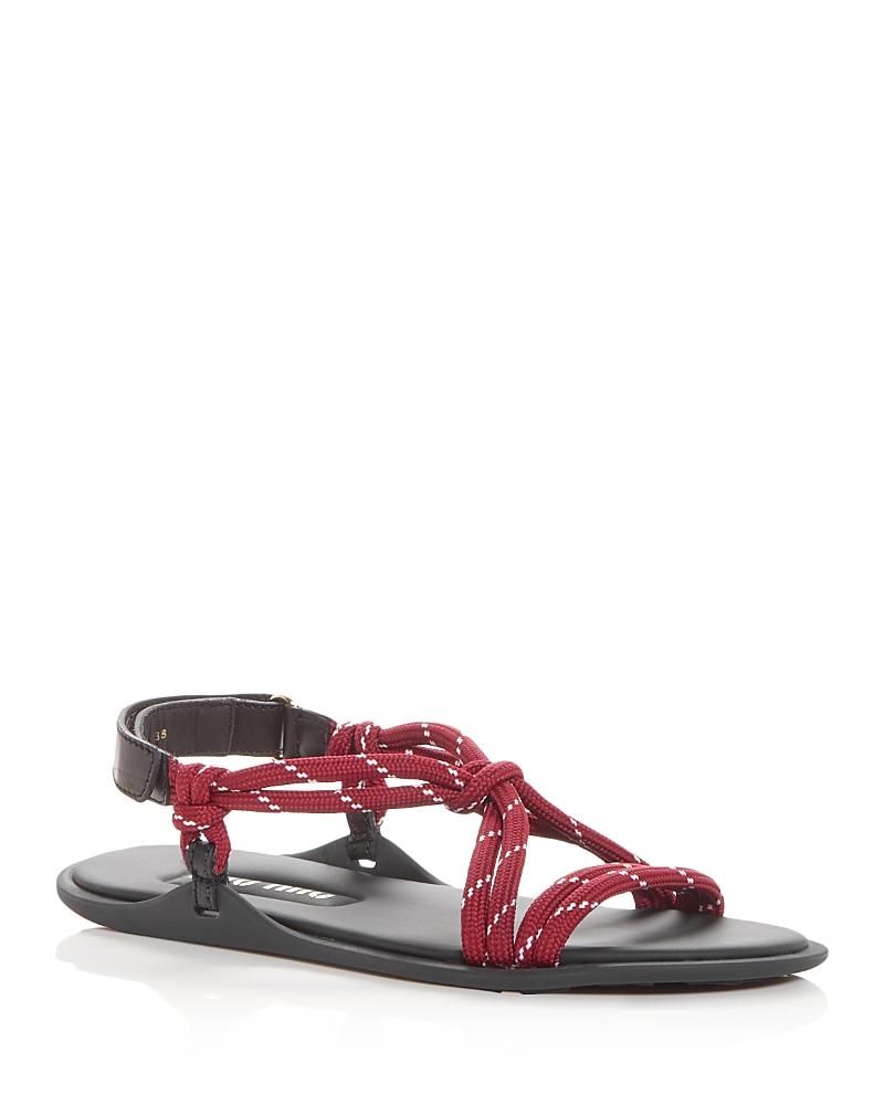 Womens Riviere Cord and Leather Sandals Product Image