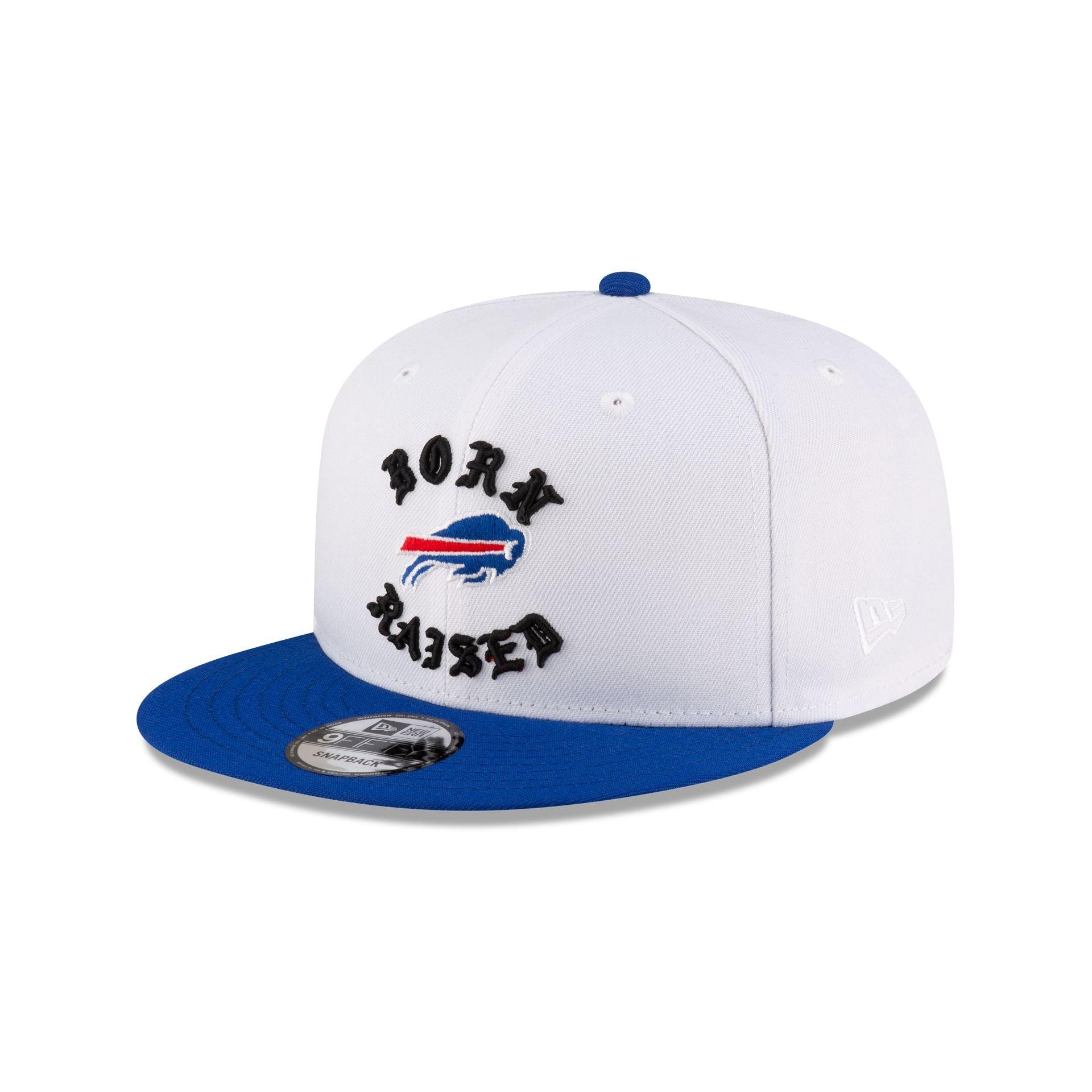 Born x Raised Buffalo Bills White 9FIFTY Snapback Male Product Image