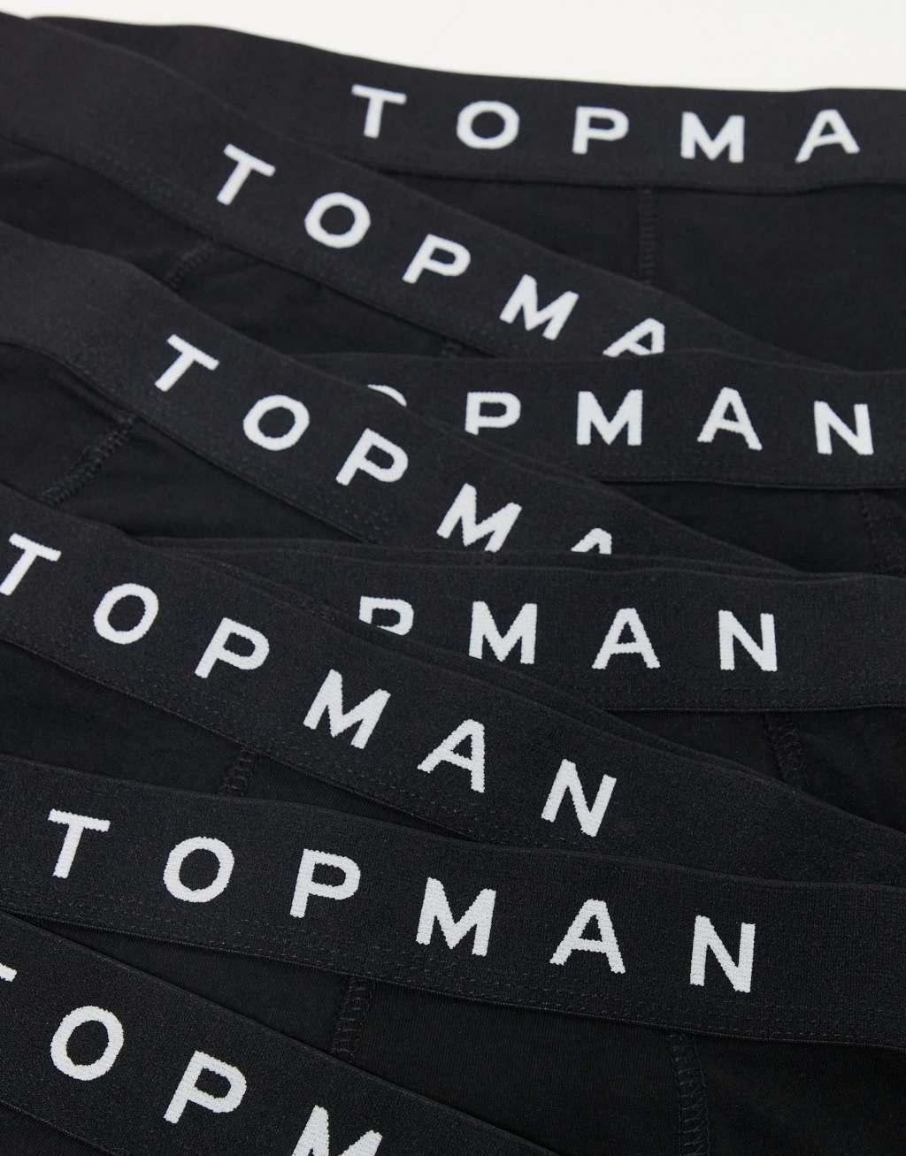 Topman 10 pack trunks in black Product Image